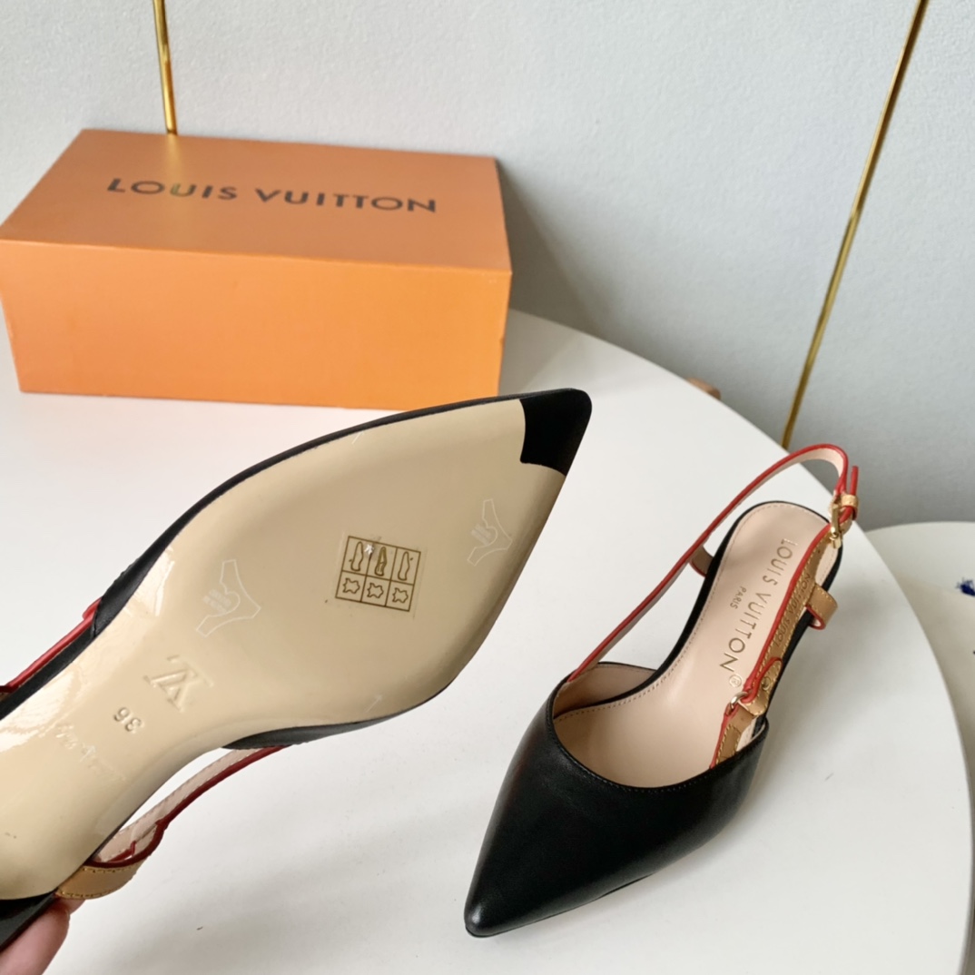 Louis Vuitton Blossom Slingback Pump - DopestKickz