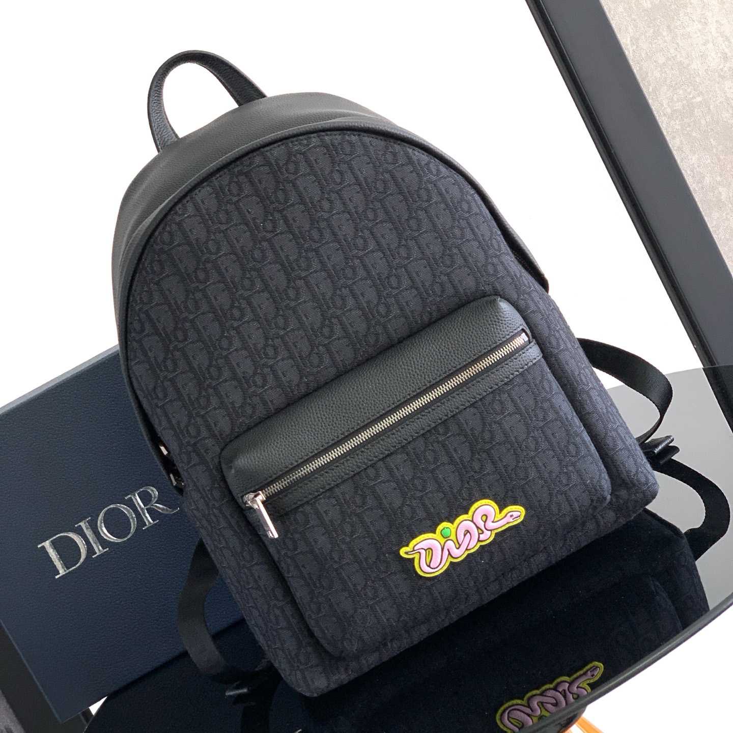 Dior And Kaws Rider 2.0 Zipped Backpack  - DopestKickz