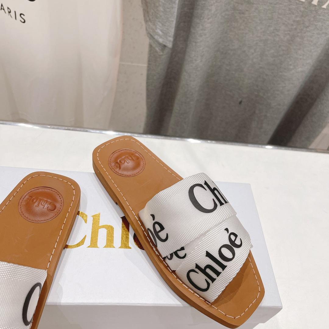 Chloe Woody Cloth Mules - DopestKickz