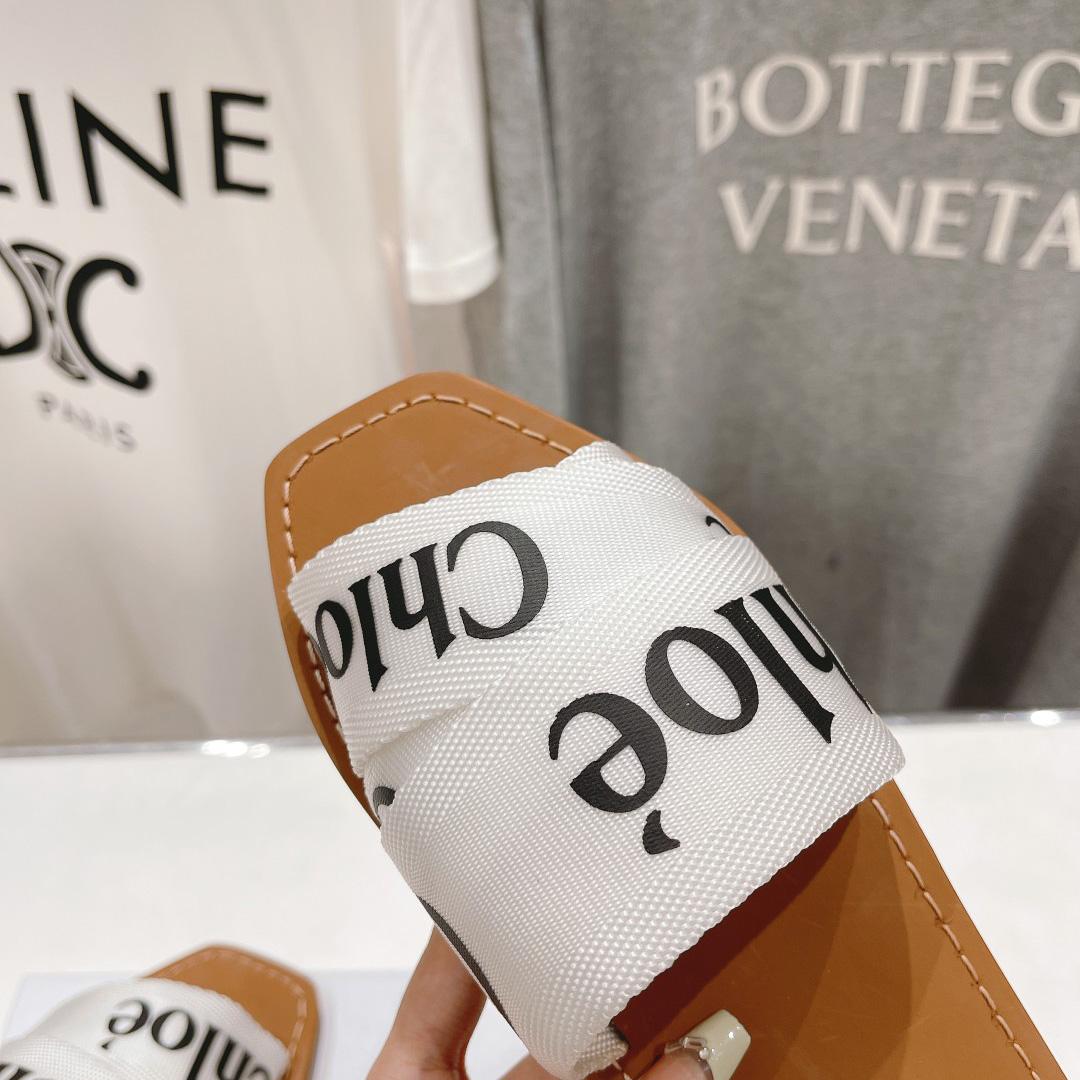 Chloe Woody Cloth Mules - DopestKickz