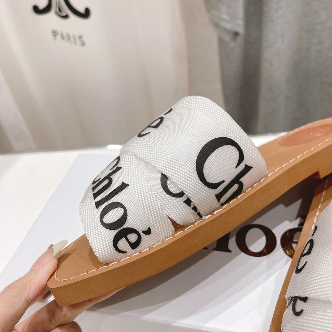 Chloe Woody Cloth Mules - DopestKickz