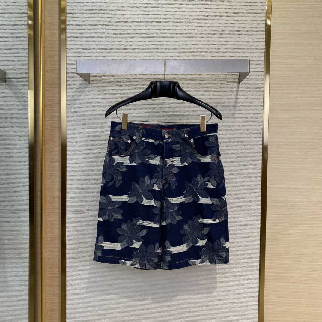 Gucci Denim Jacquard Pant  - DopestKickz