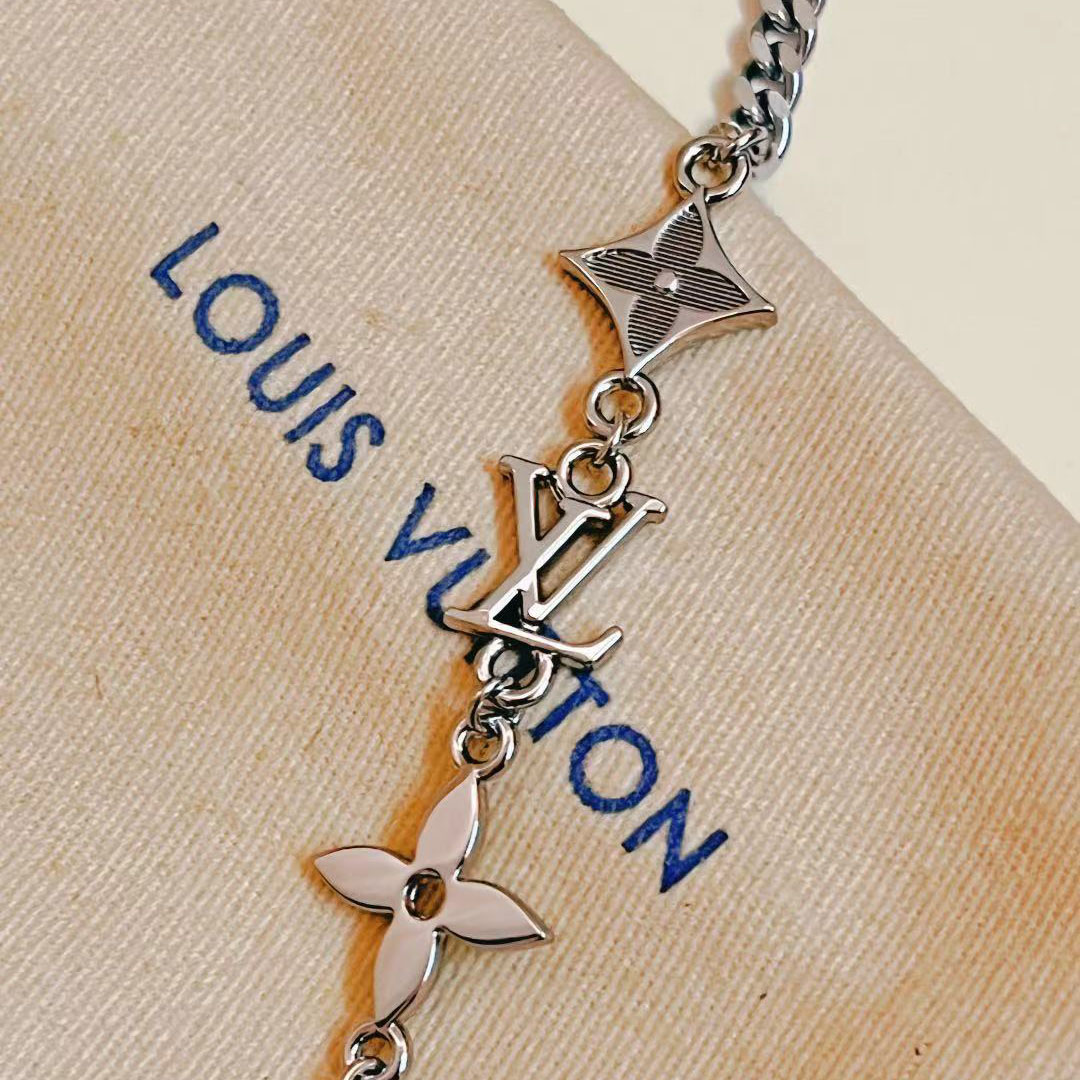 Louis Vuitton Monogram Row Bracelet  M1407A - DopestKickz