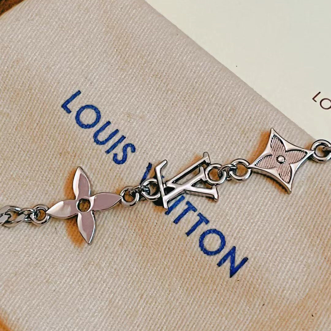 Louis Vuitton Monogram Row Bracelet  M1407A - DopestKickz