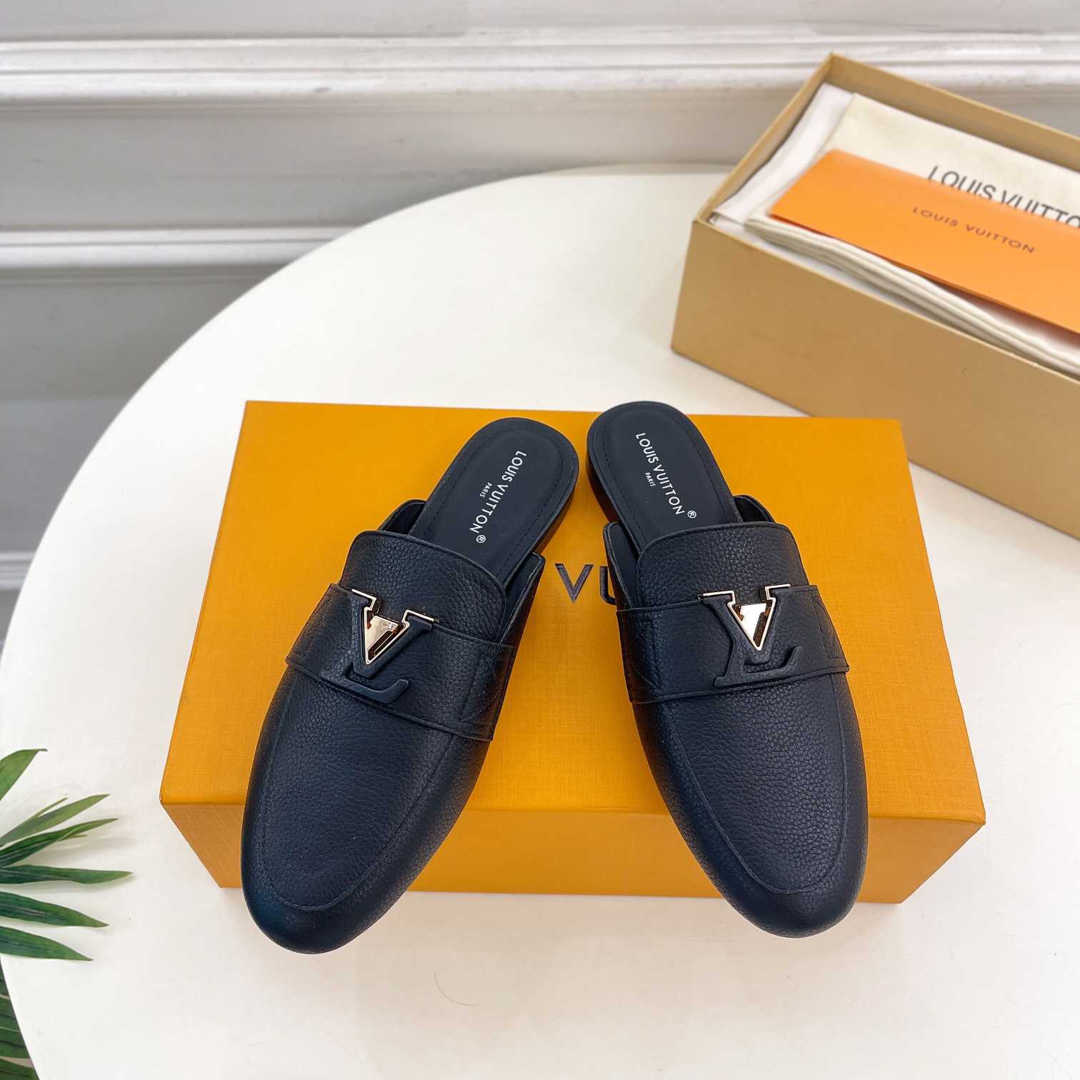 Louis Vuitton LV Capri Open Back Loafer  1AC7N3 - DopestKickz