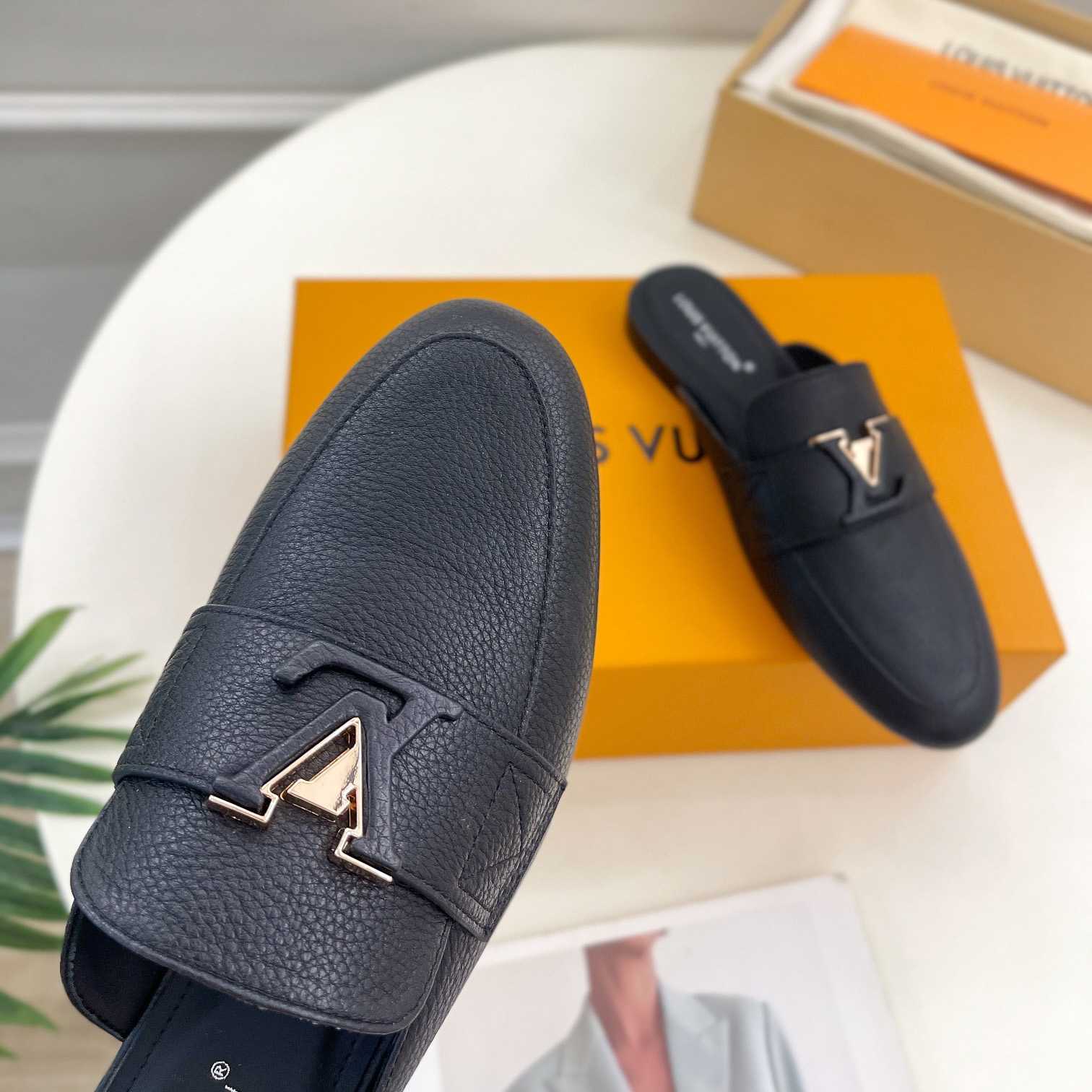 Louis Vuitton LV Capri Open Back Loafer  1AC7N3 - DopestKickz