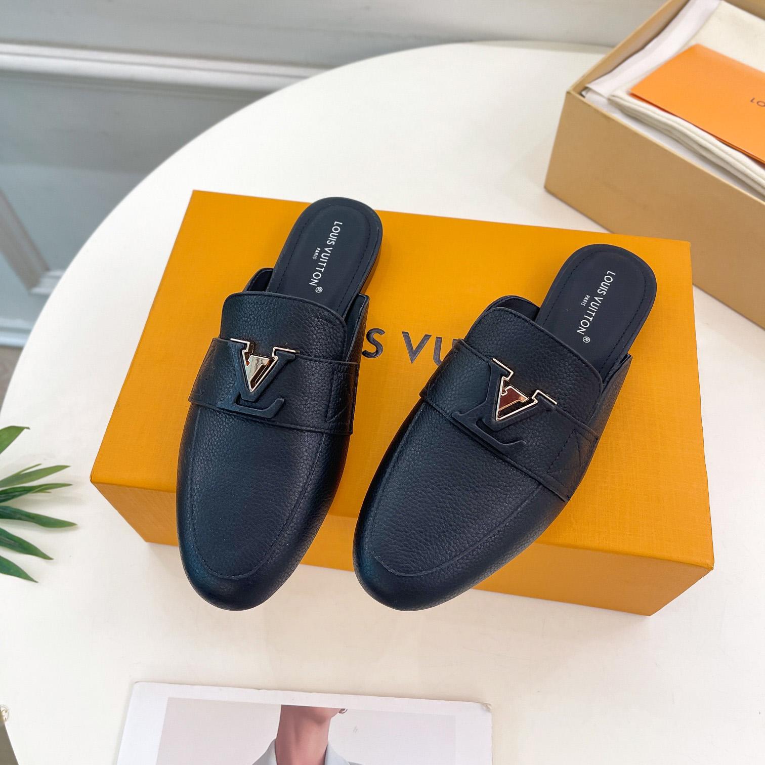 Louis Vuitton LV Capri Open Back Loafer  1AC7N3 - DopestKickz