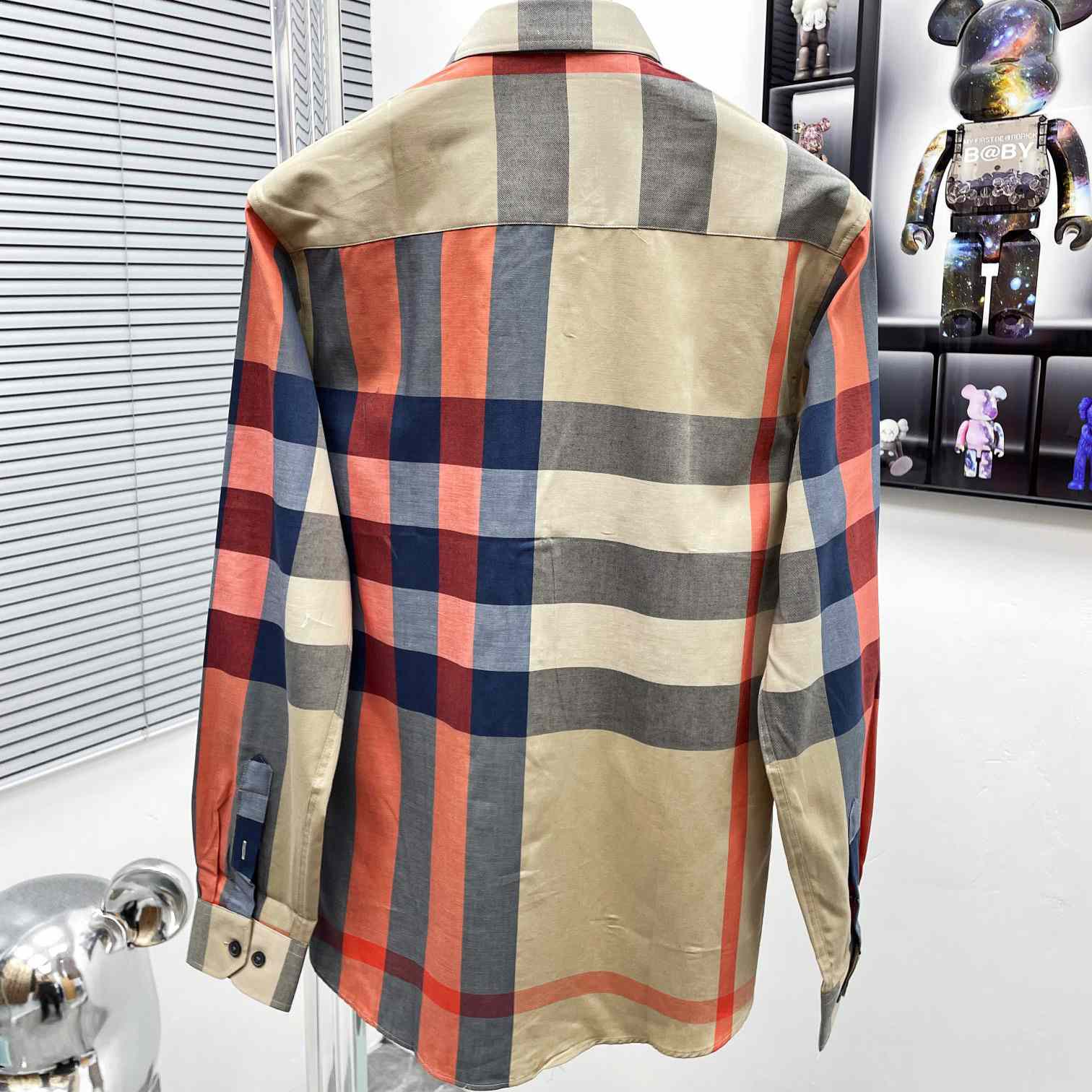 Burberry Check Stretch Shirt  - DopestKickz