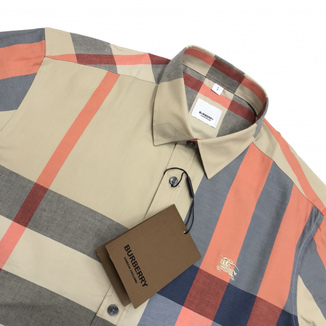 Burberry Check Stretch Shirt  - DopestKickz