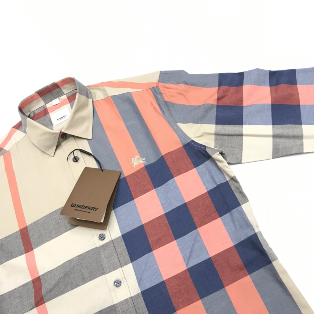 Burberry Check Stretch Shirt  - DopestKickz