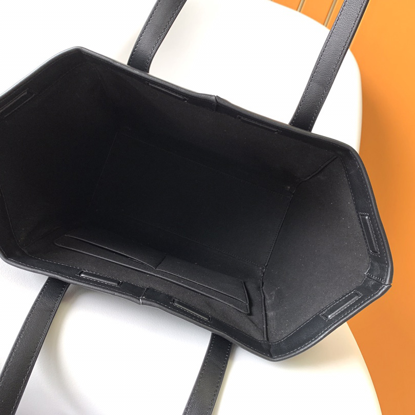 Fendi Origami Medium Black Leather Bag  - DopestKickz