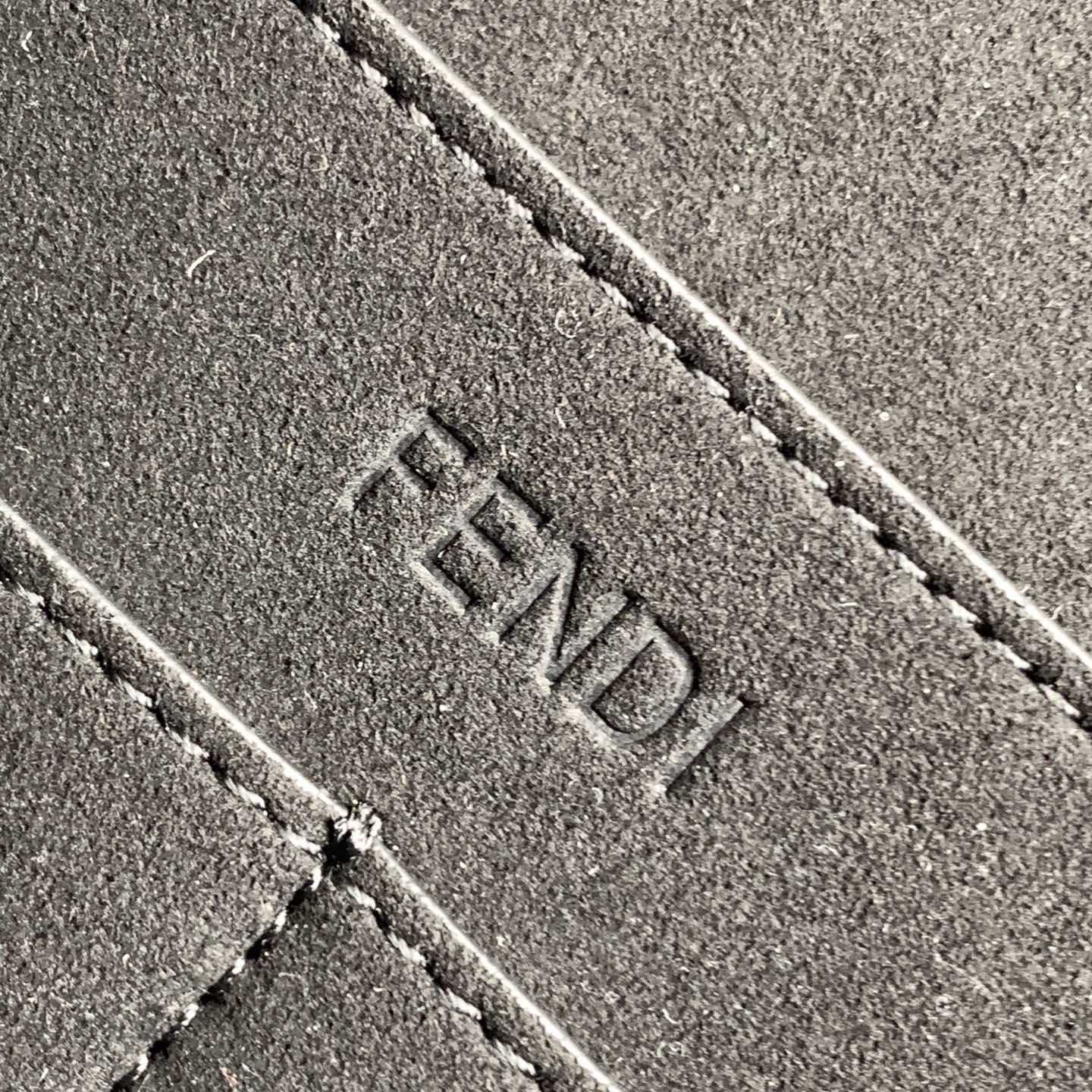 Fendi Origami Medium Black Leather Bag  - DopestKickz