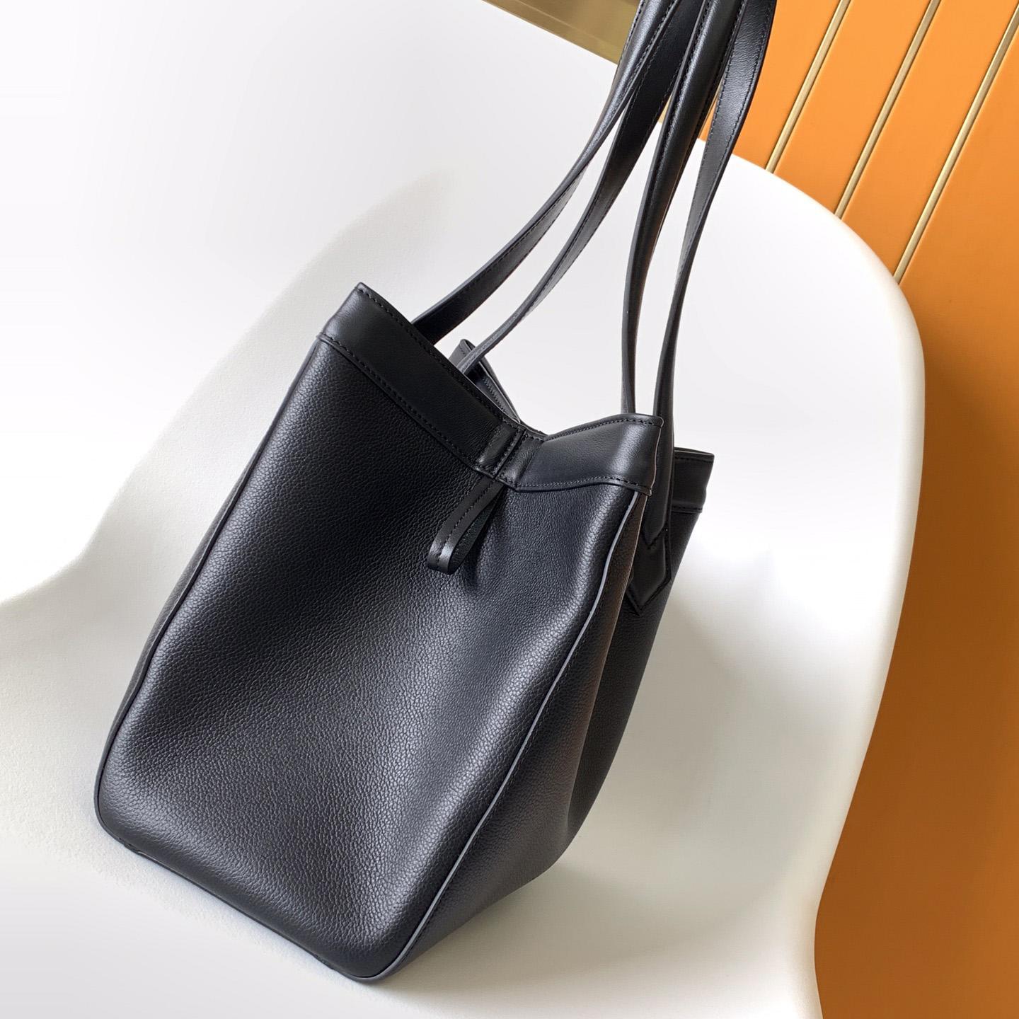 Fendi Origami Medium Black Leather Bag  - DopestKickz