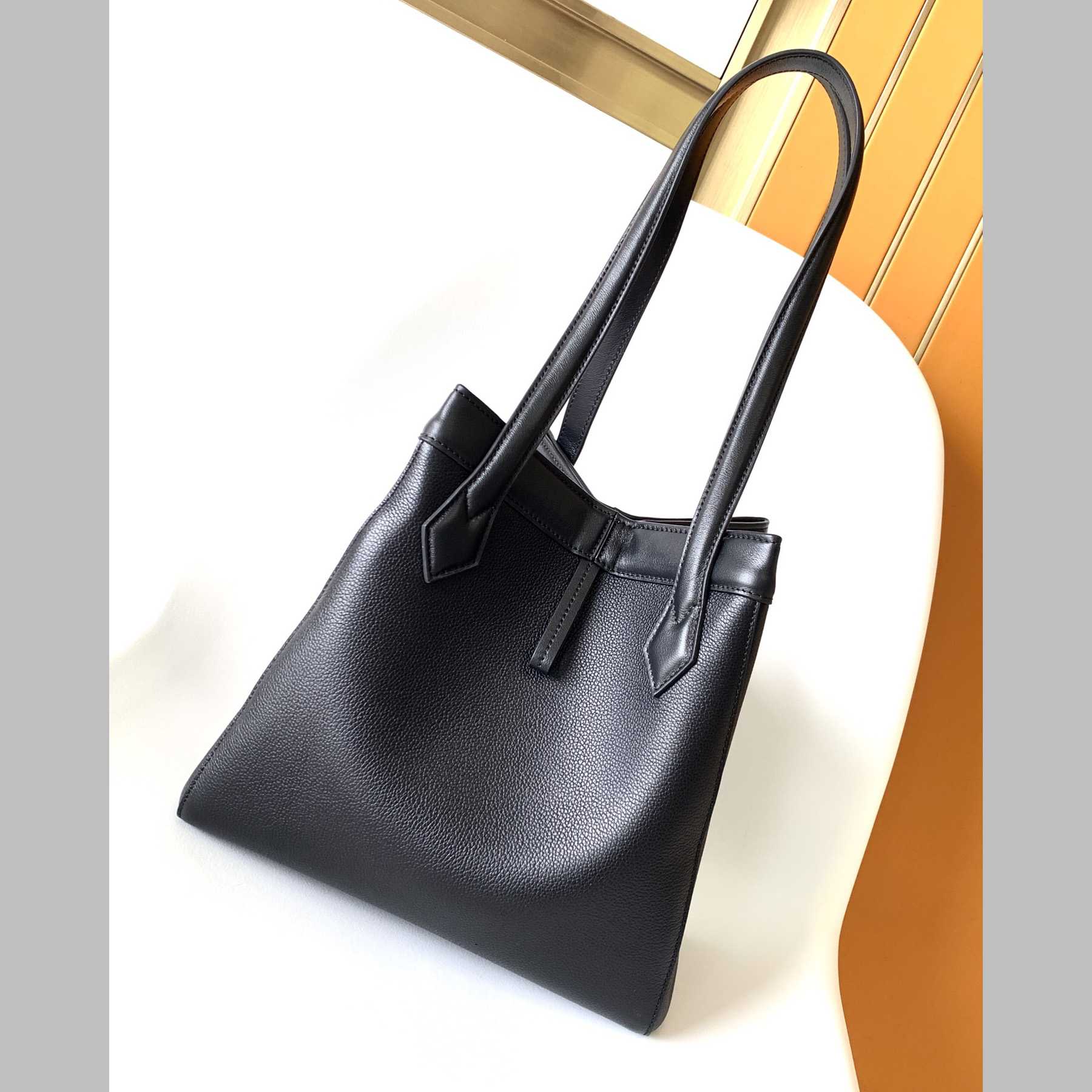 Fendi Origami Medium Black Leather Bag  - DopestKickz