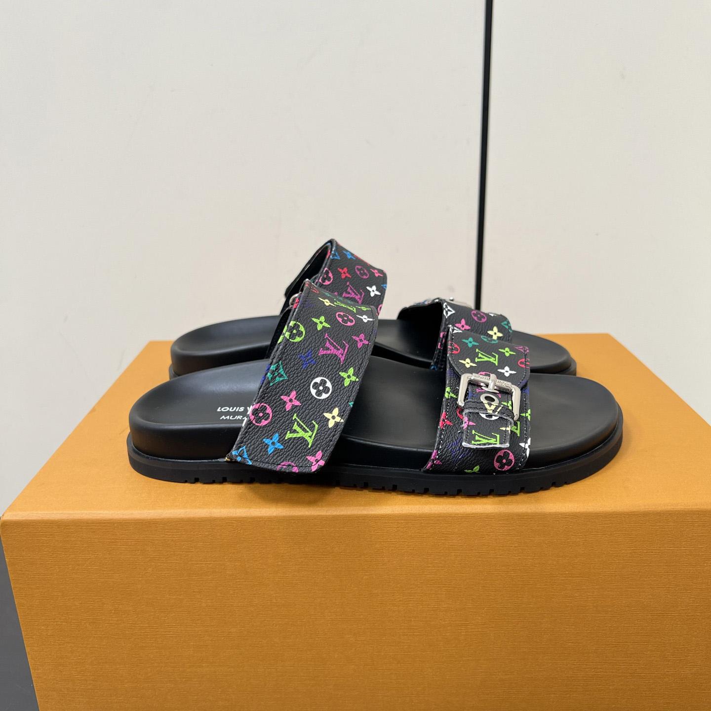 Louis Vuitton LV x TM Bom Dia Flat Comfort Mule   1AGXUB - DopestKickz