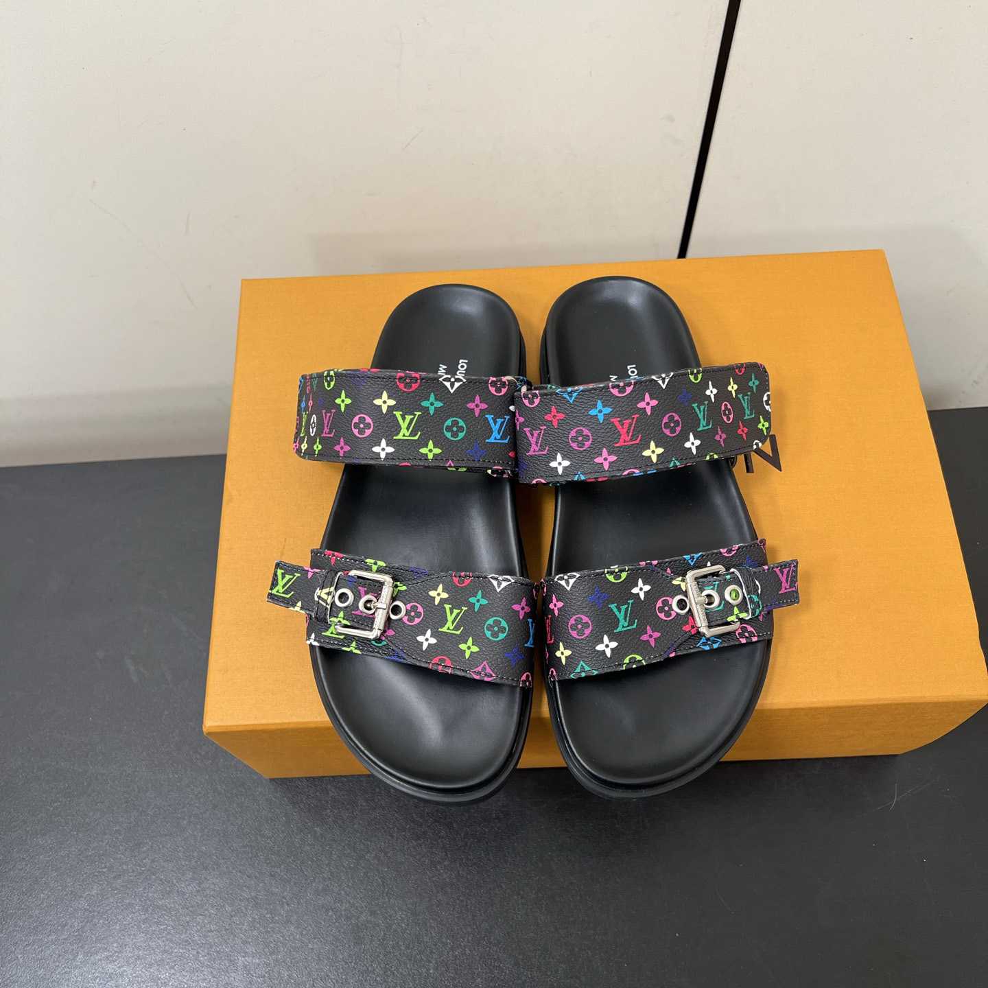 Louis Vuitton LV x TM Bom Dia Flat Comfort Mule   1AGXUB - DopestKickz