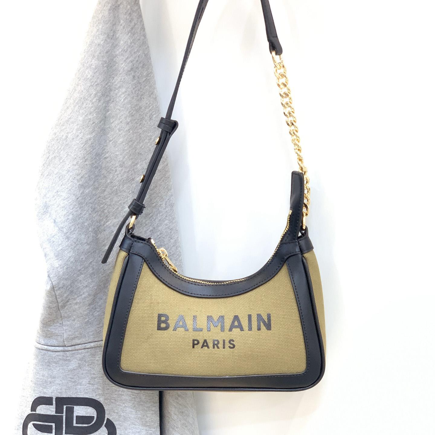 Balmain Small logo-print Shoulder Bag (23.5-16-7Cm) - DopestKickz