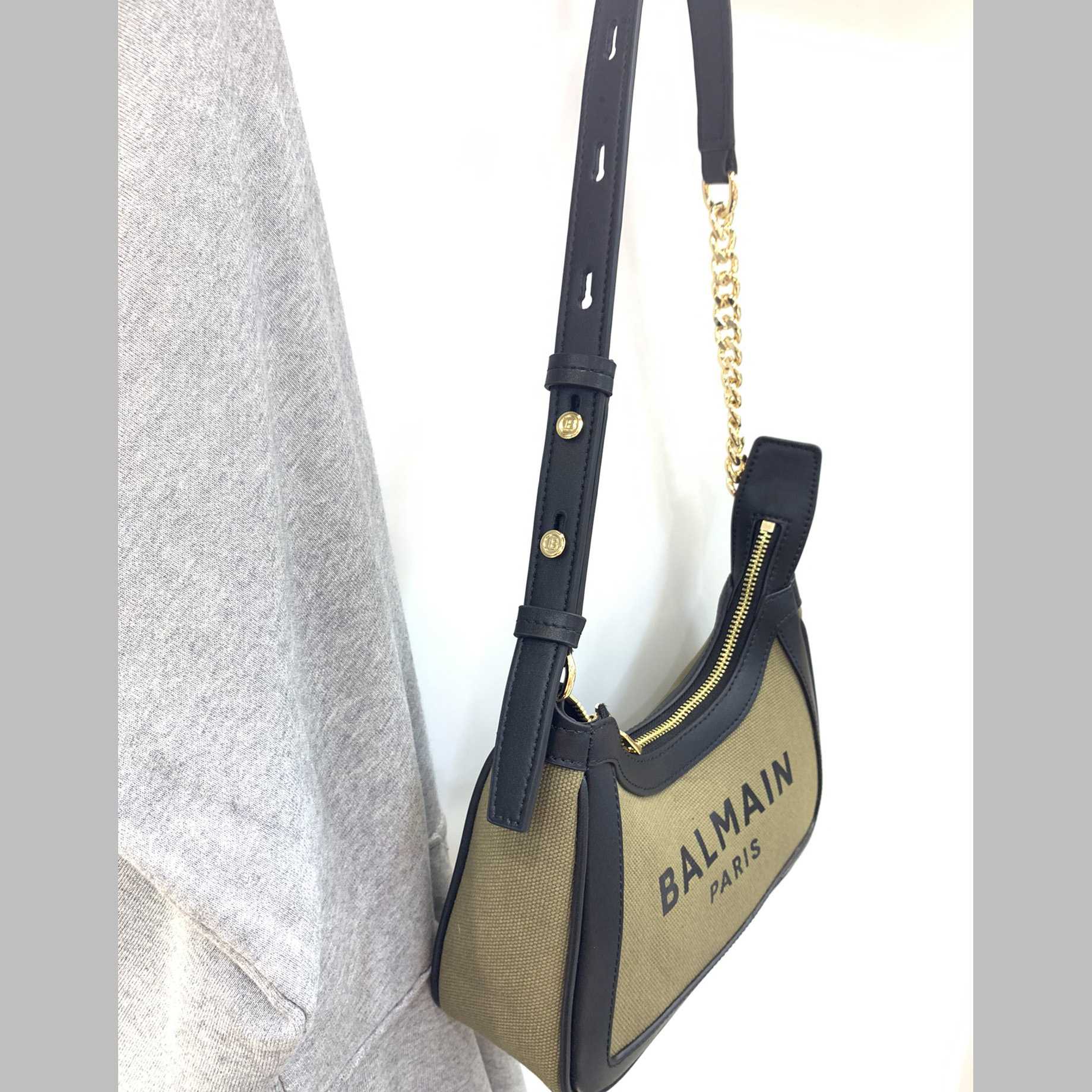 Balmain Small logo-print Shoulder Bag (23.5-16-7Cm) - DopestKickz