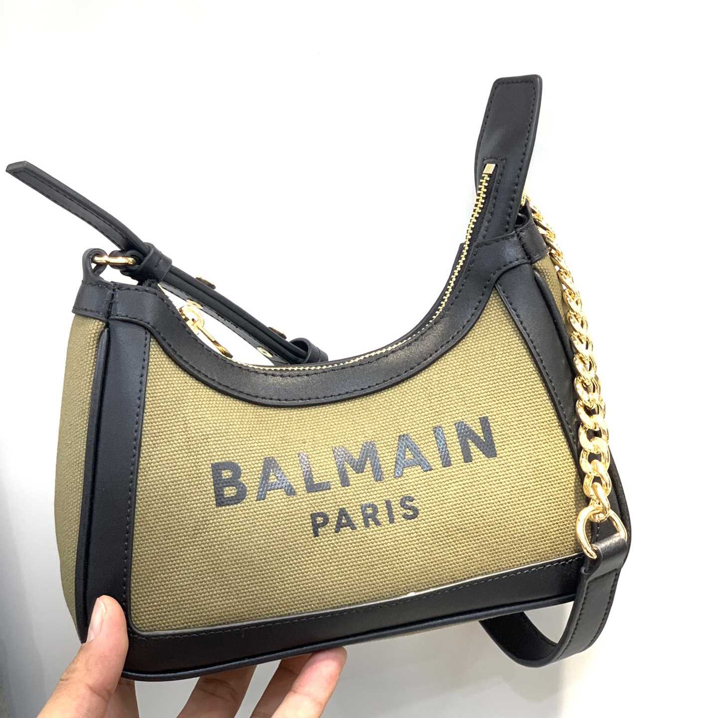 Balmain Small logo-print Shoulder Bag (23.5-16-7Cm) - DopestKickz