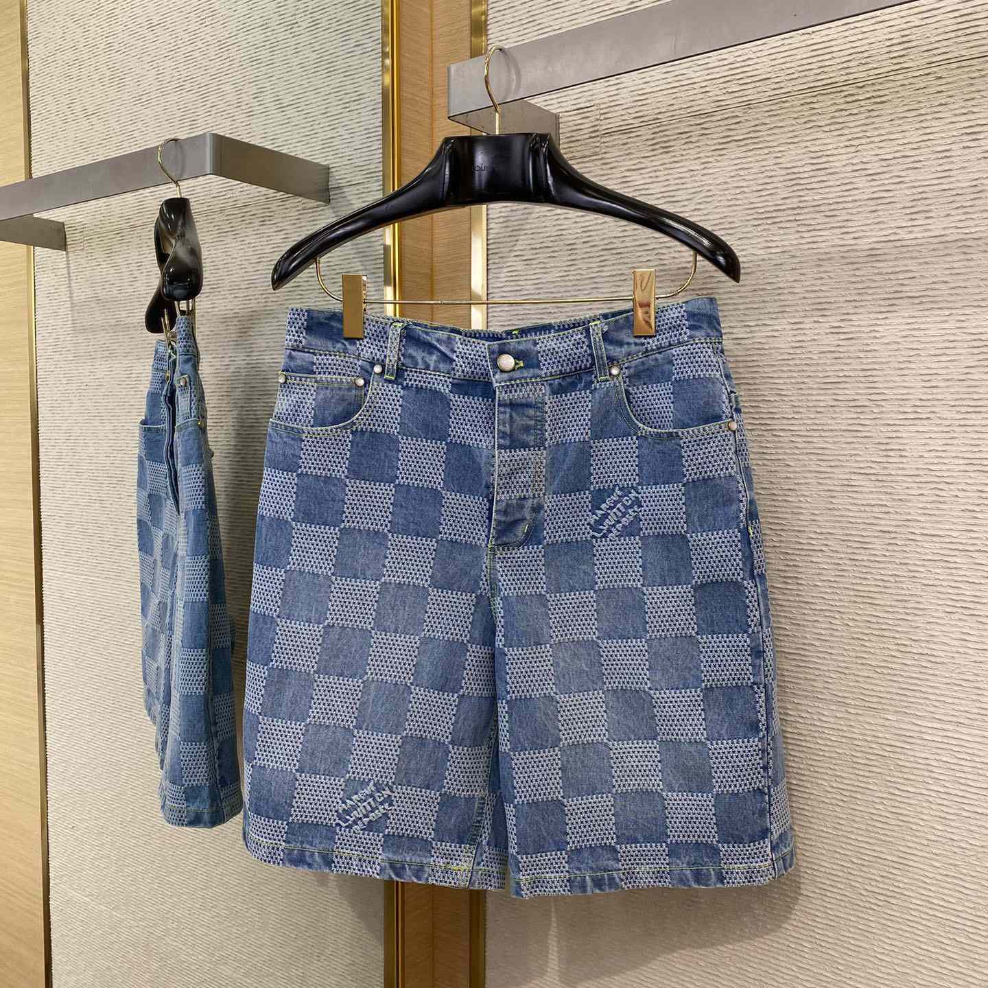 Louis Vuitton Damier Denim Short - DopestKickz