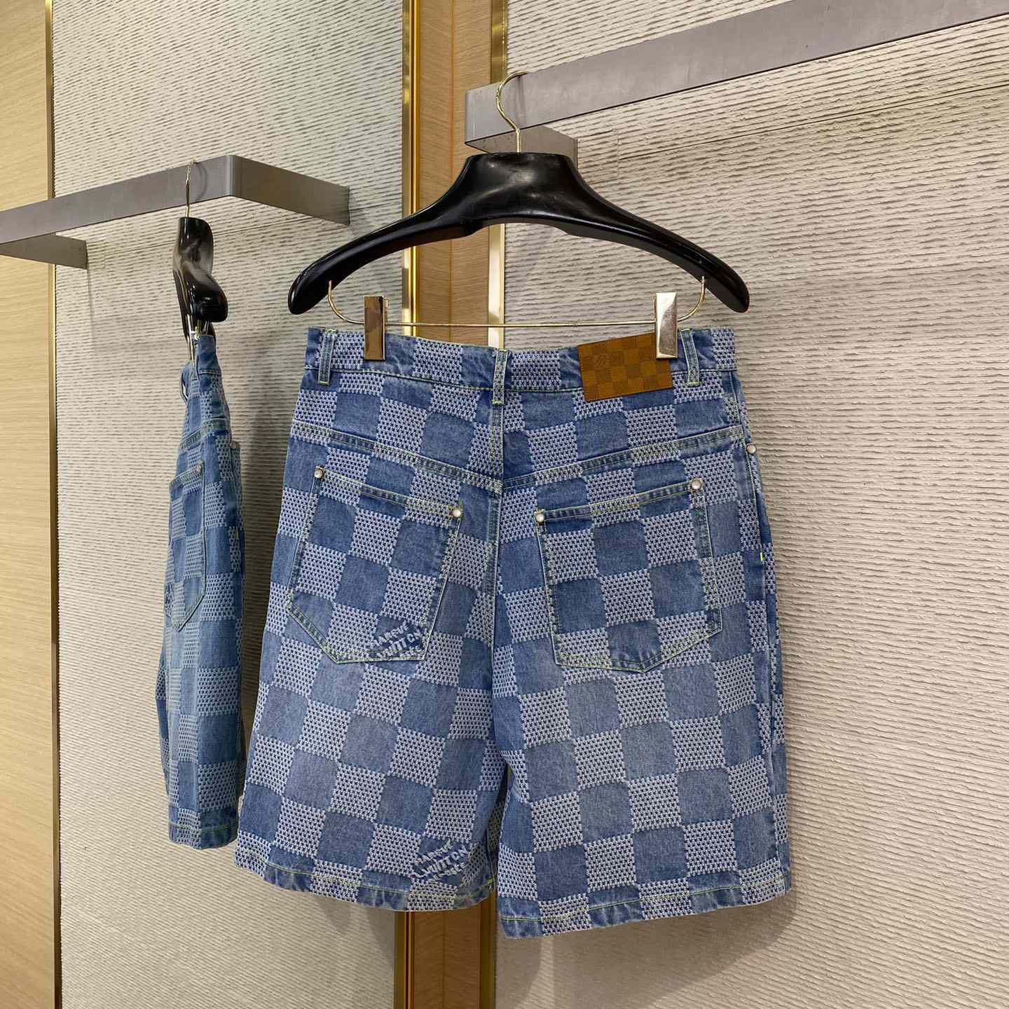 Louis Vuitton Damier Denim Short - DopestKickz