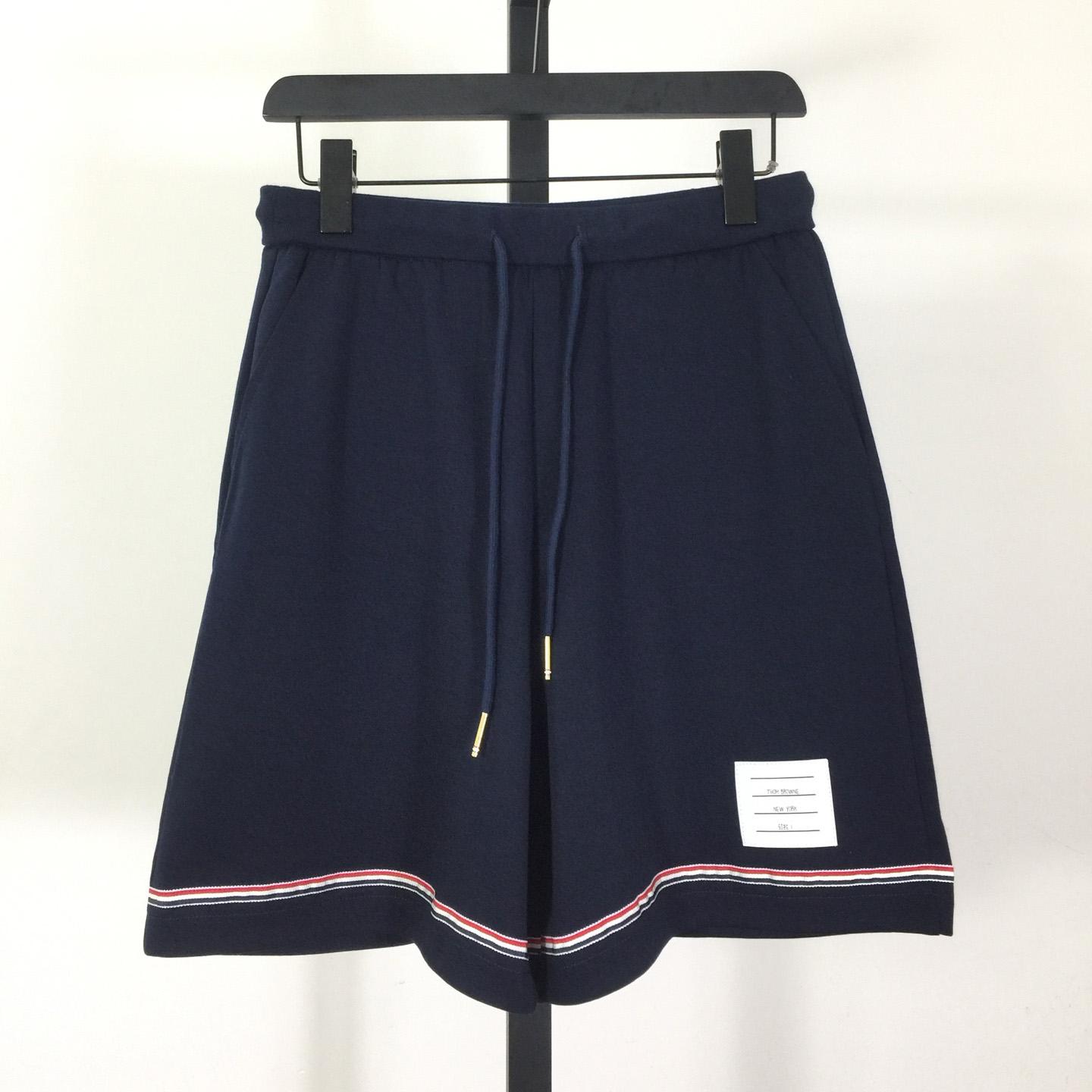 Thom Browne Cotton Mid Thigh Shorts - DopestKickz