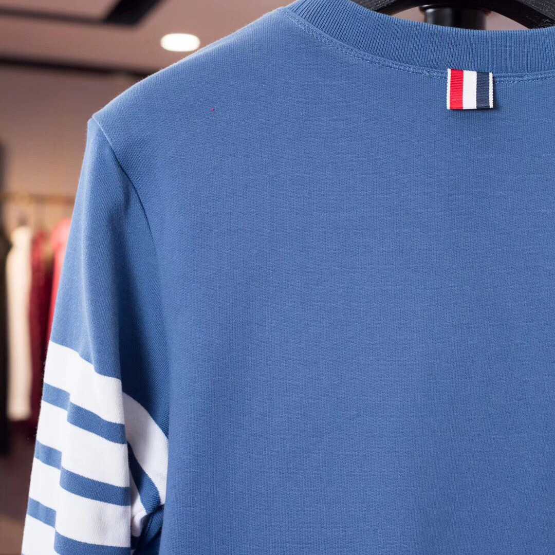 Thom Browne Stripe Sleeve Sweatshirt    TB22 - DopestKickz