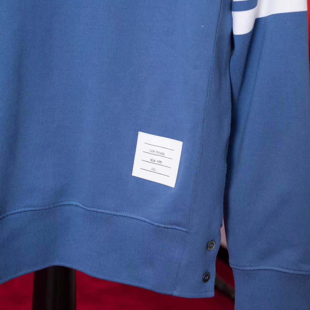 Thom Browne Stripe Sleeve Sweatshirt    TB22 - DopestKickz