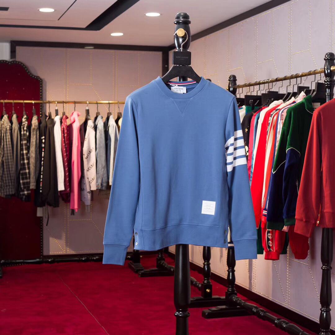 Thom Browne Stripe Sleeve Sweatshirt    TB22 - DopestKickz