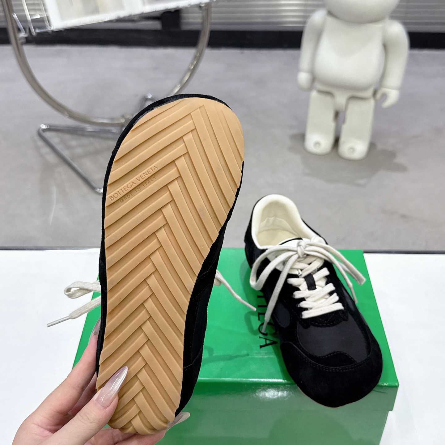 Bottega Veneta Orbit Flash Sneaker - DopestKickz