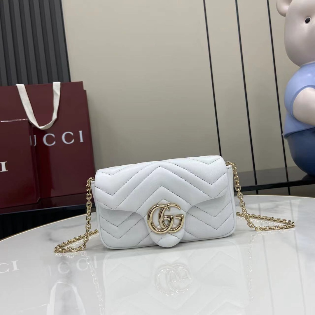 Gucci GG Marmont Mini Shoulder Bag - DopestKickz