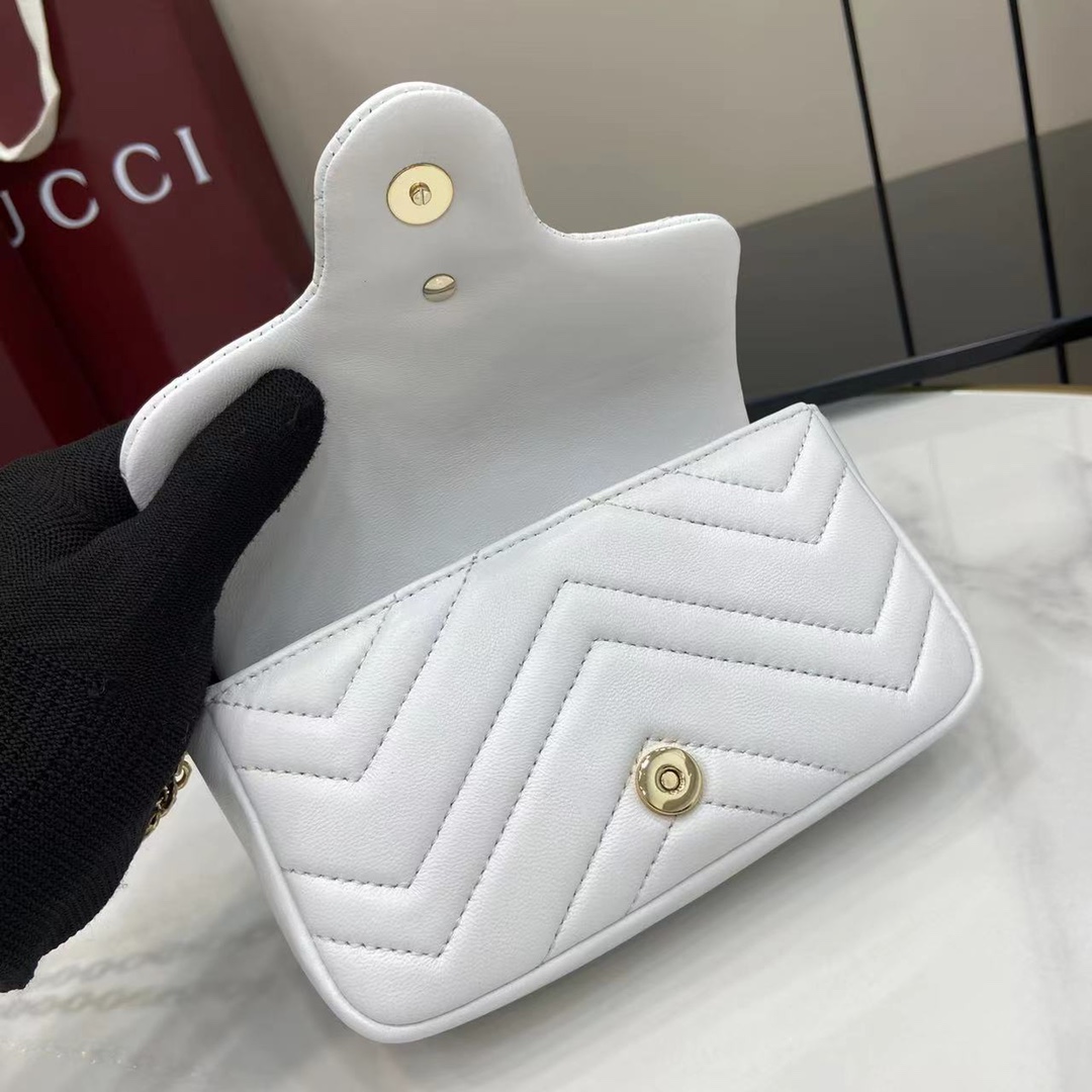 Gucci GG Marmont Mini Shoulder Bag - DopestKickz