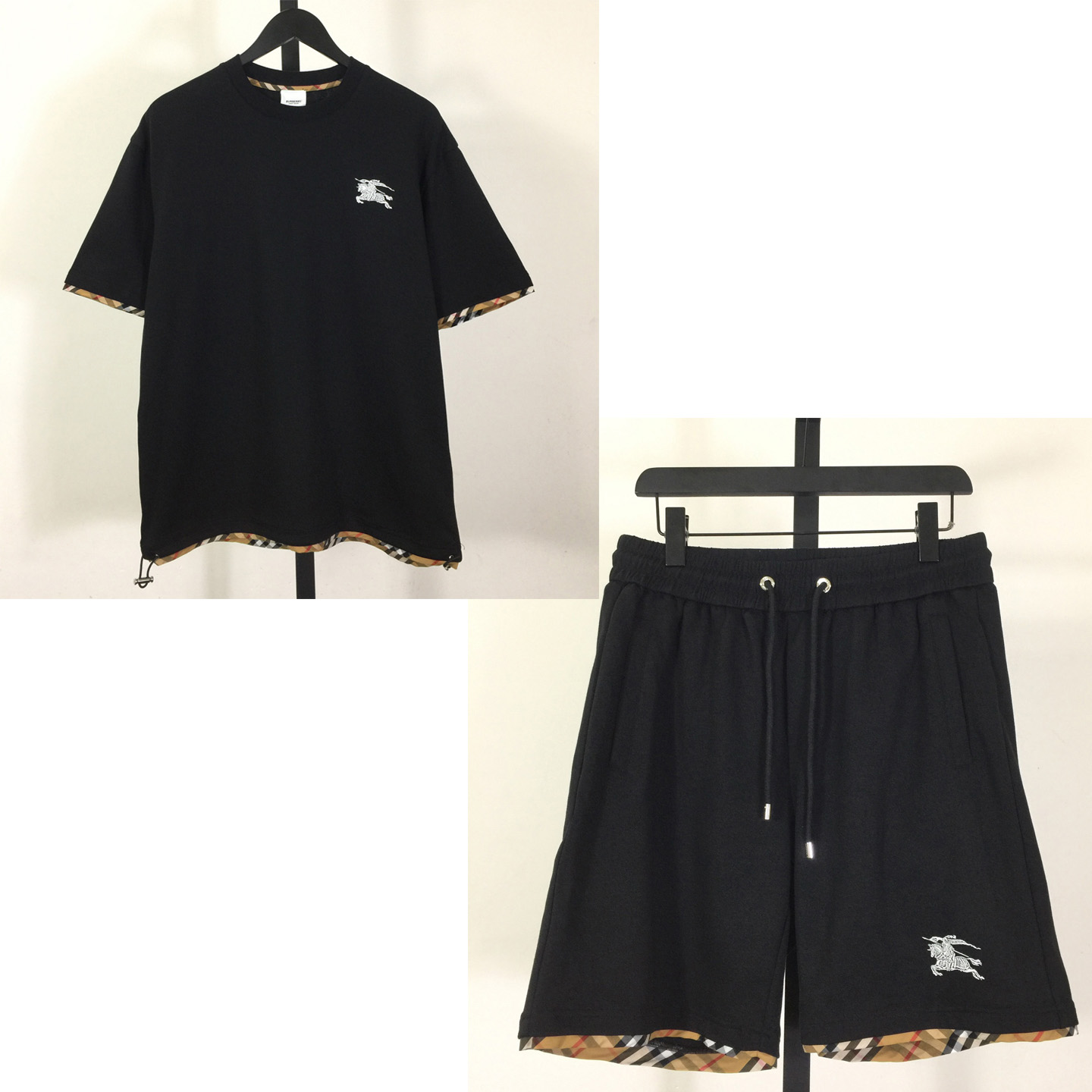 Burberry Cotton Tee And Short - DopestKickz