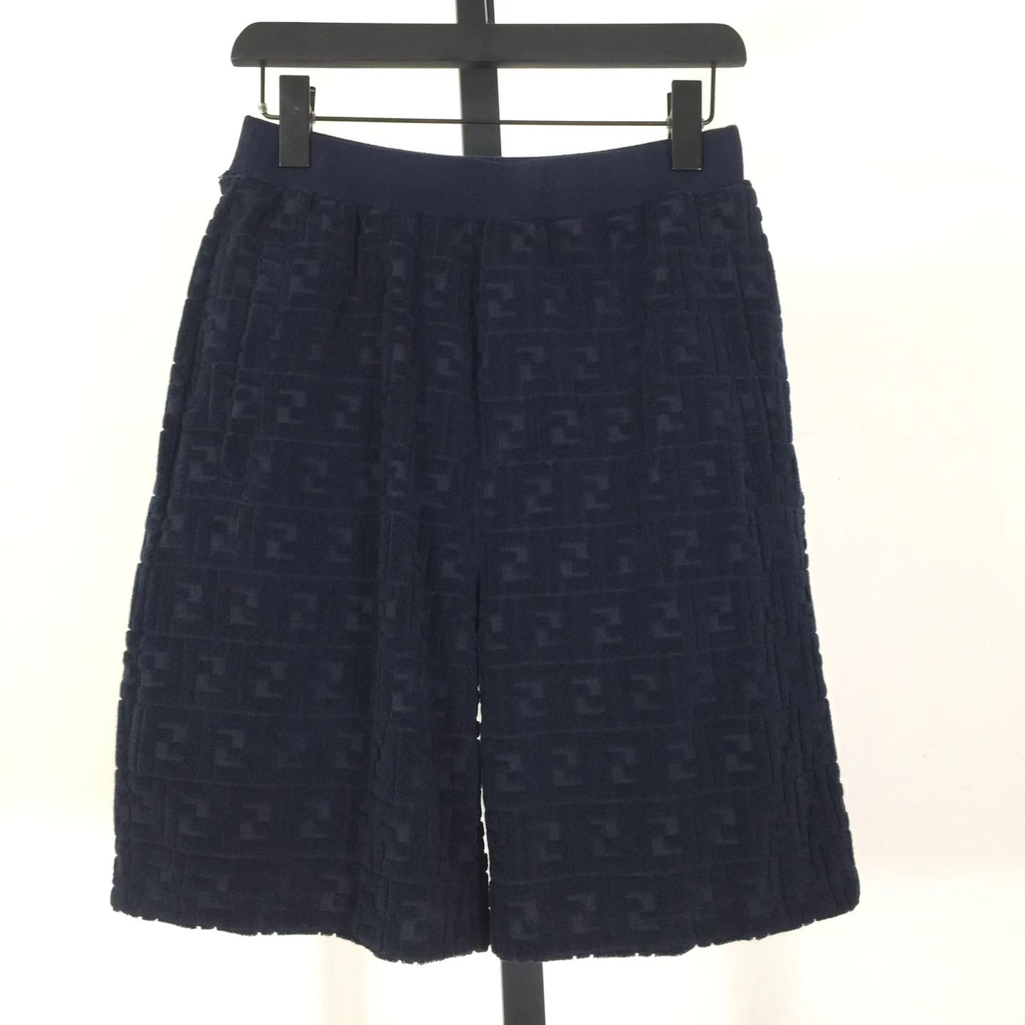 Fendi Blue FF Terry Shorts - DopestKickz