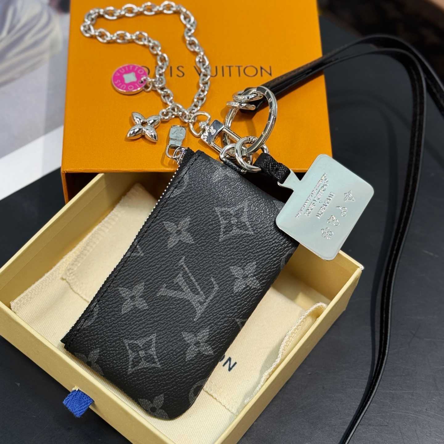 Louis Vuitton Monogram Phone Holder   - DopestKickz