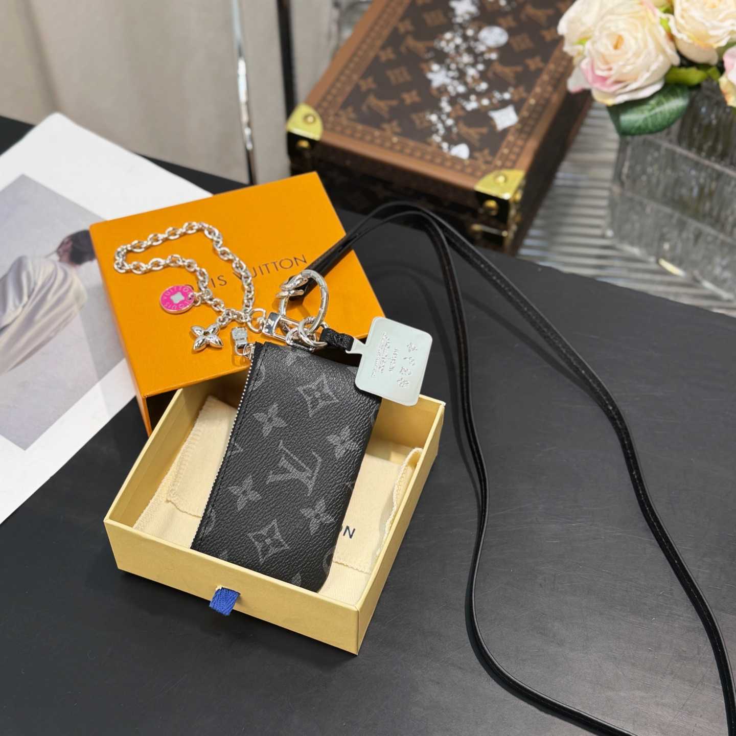 Louis Vuitton Monogram Phone Holder   - DopestKickz