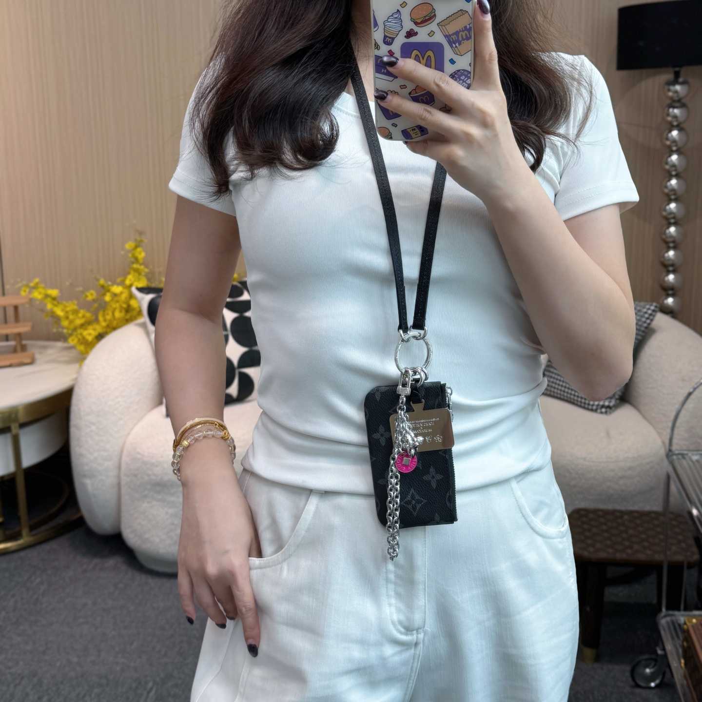 Louis Vuitton Monogram Phone Holder   - DopestKickz