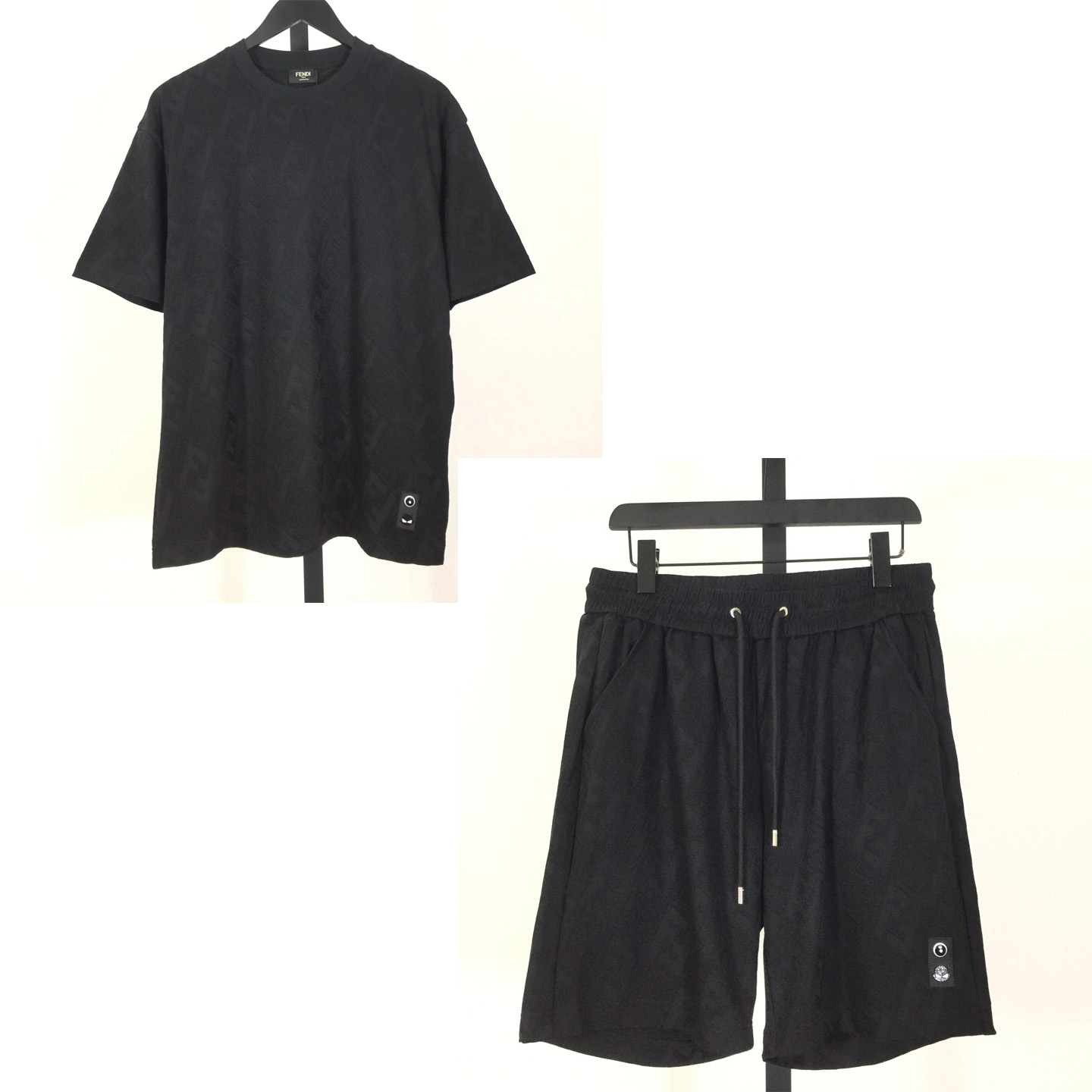 Fendi FF Logo Tee And Short - DopestKickz