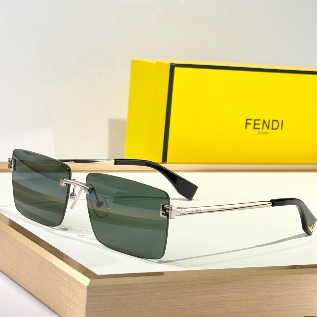 Fendi Sky Palladium-colored Metal Sunglasses  FE40165U - DopestKickz