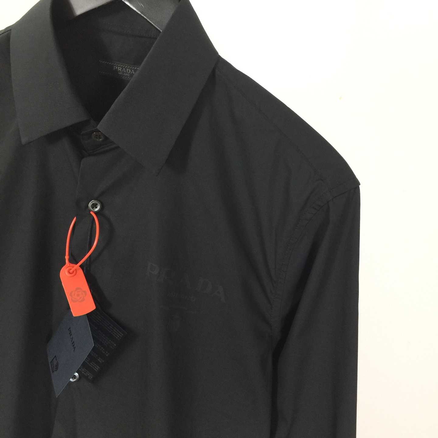 Prada Black Long-sleeve Shirt - DopestKickz