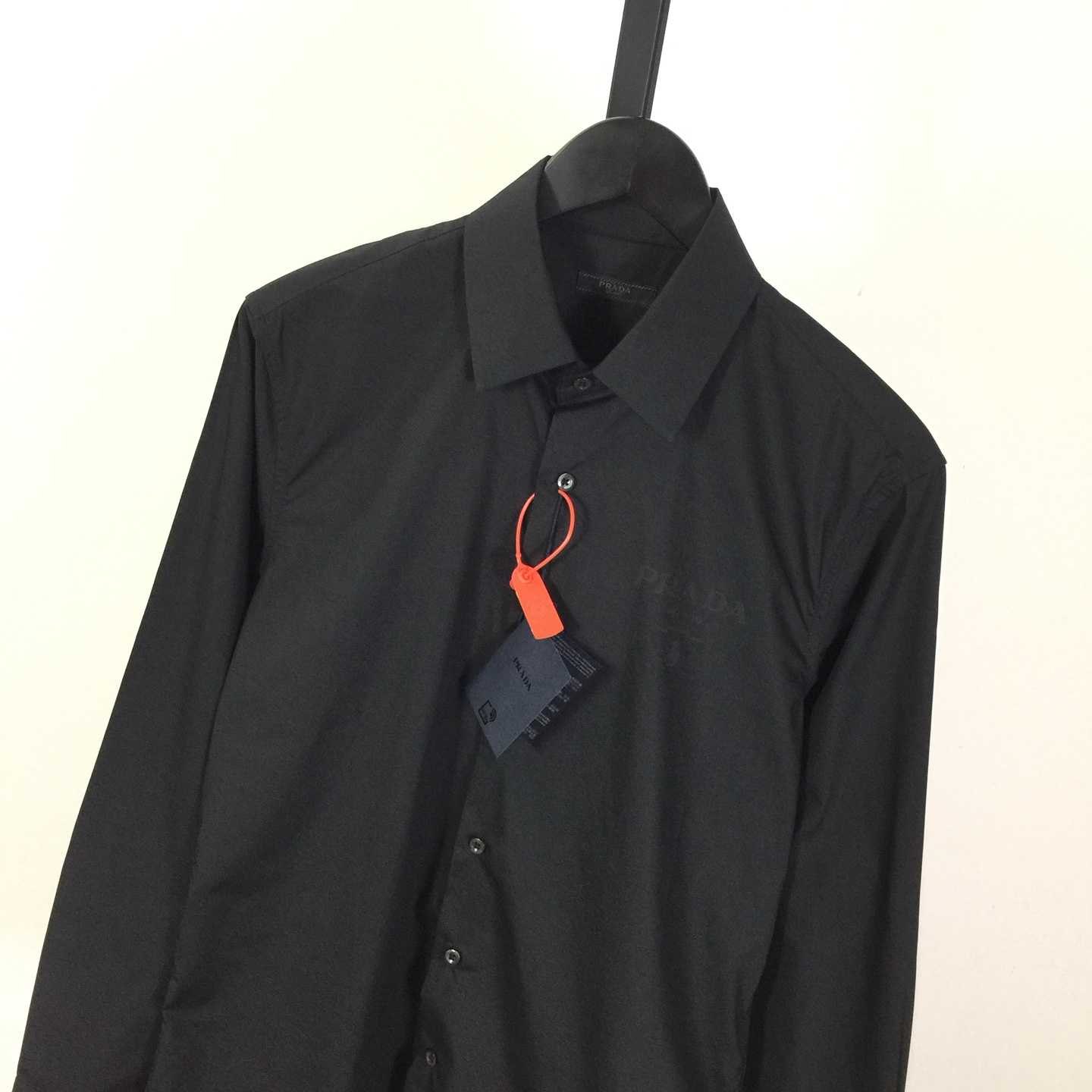 Prada Black Long-sleeve Shirt - DopestKickz