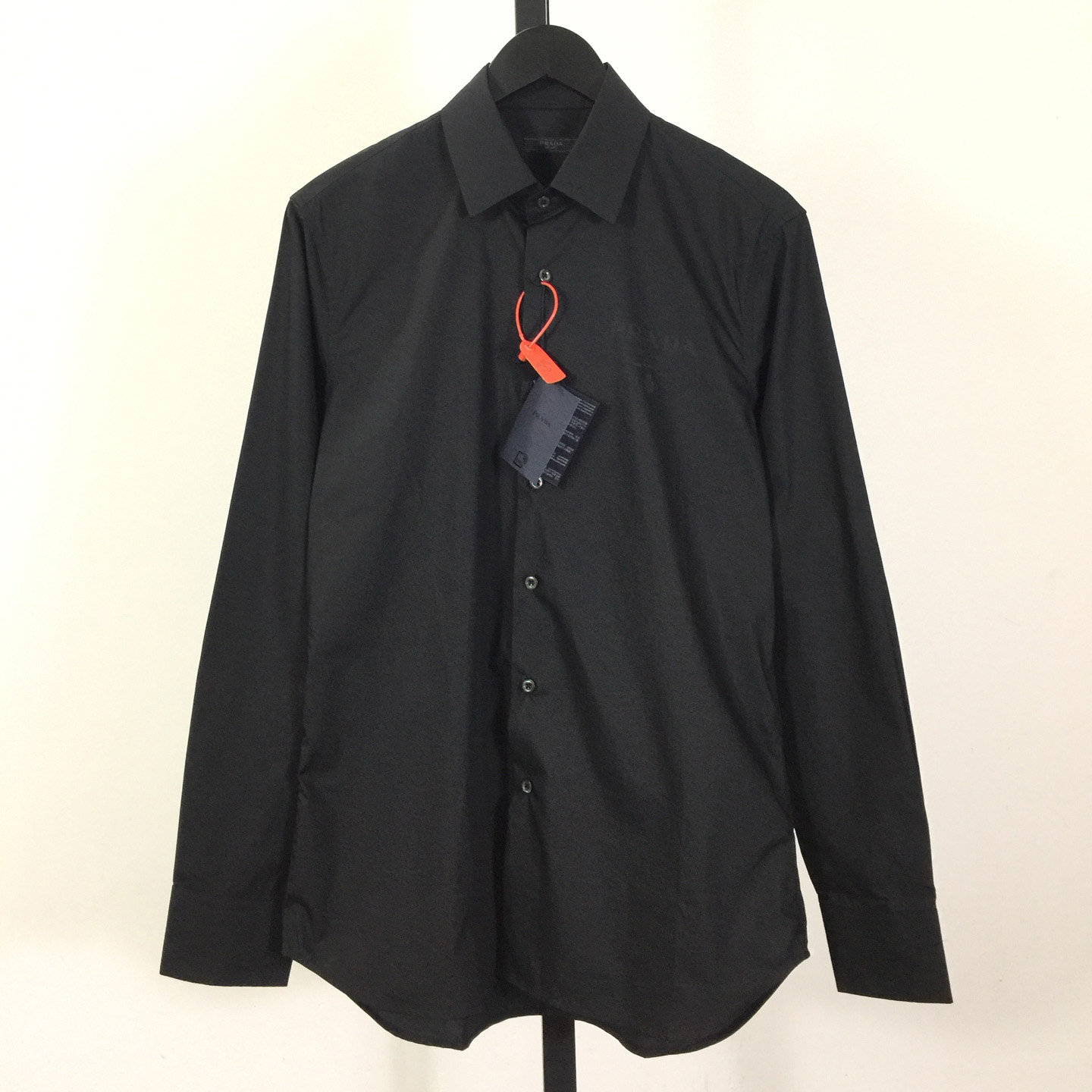 Prada Black Long-sleeve Shirt - DopestKickz