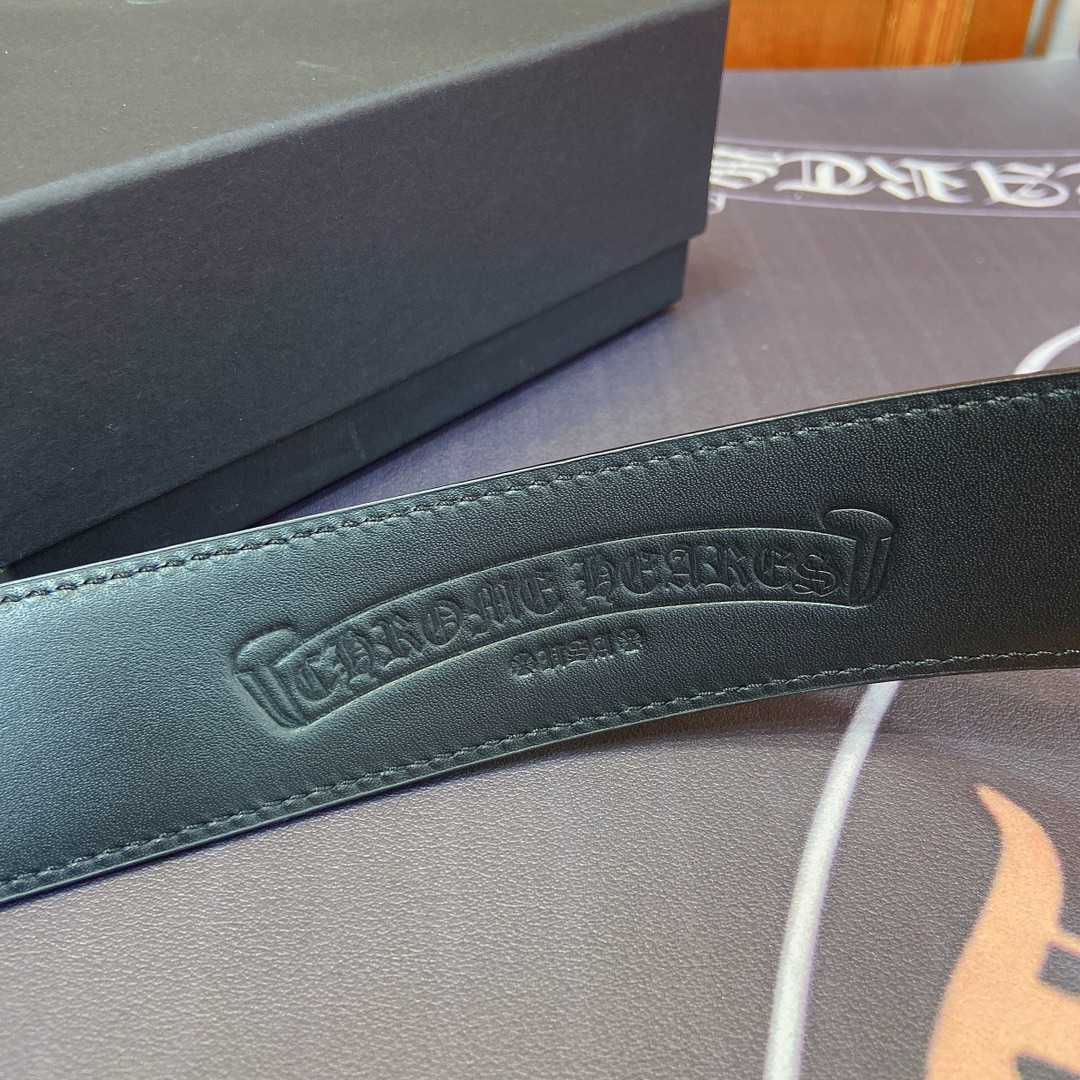 Chrome Hearts Leather Belt   - DopestKickz