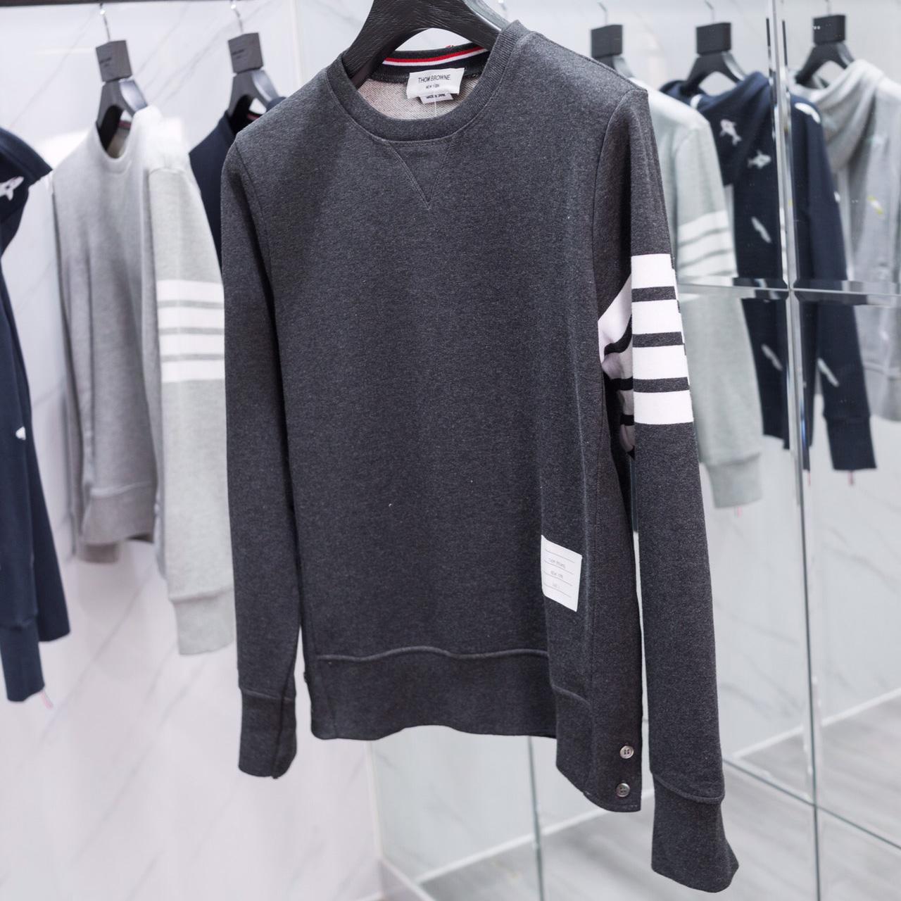 Thom Browne Stripe Sleeve Sweatshirt    TB22 - DopestKickz