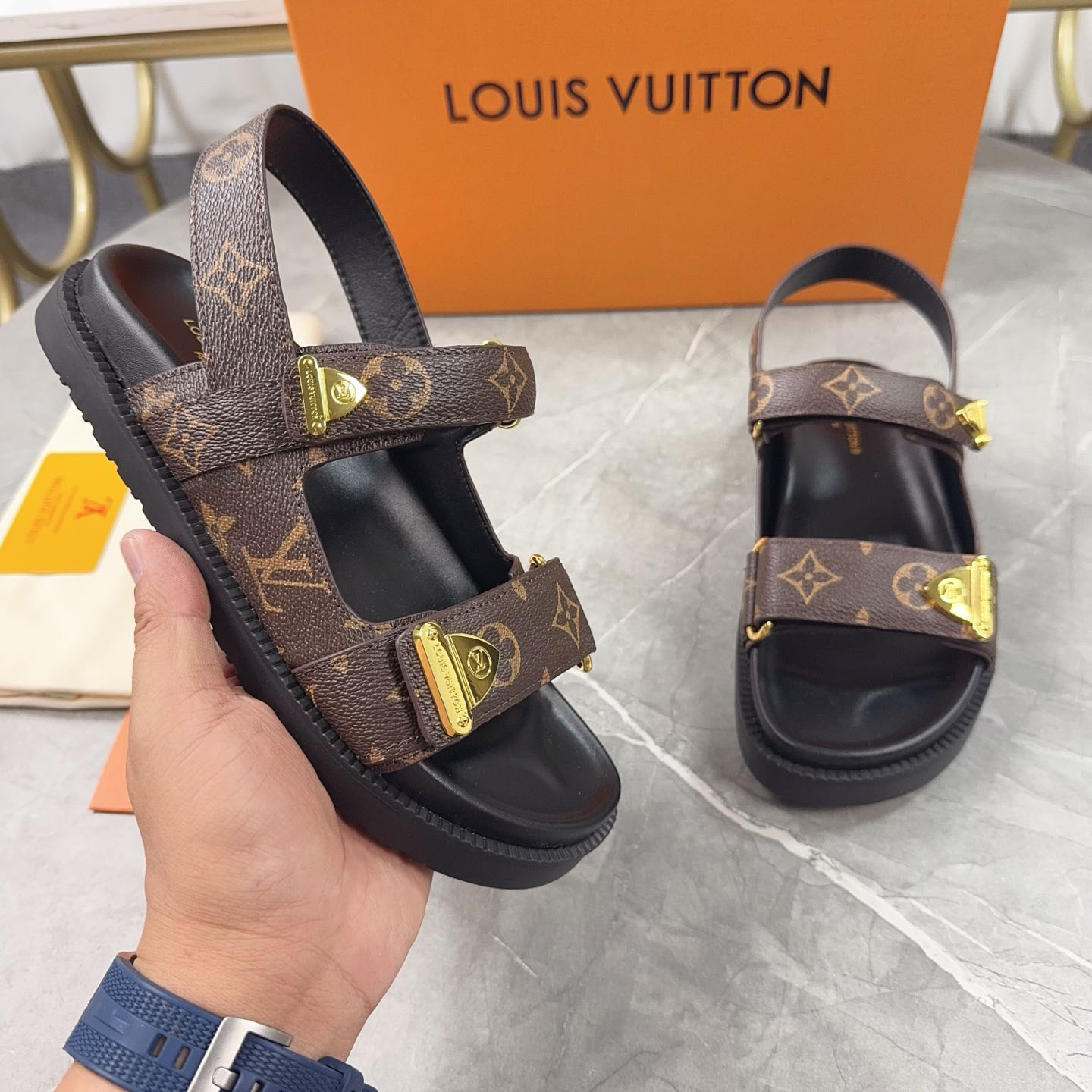 Louis Vuitton LV Sunset Comfort Sandal  1AHNWM - DopestKickz