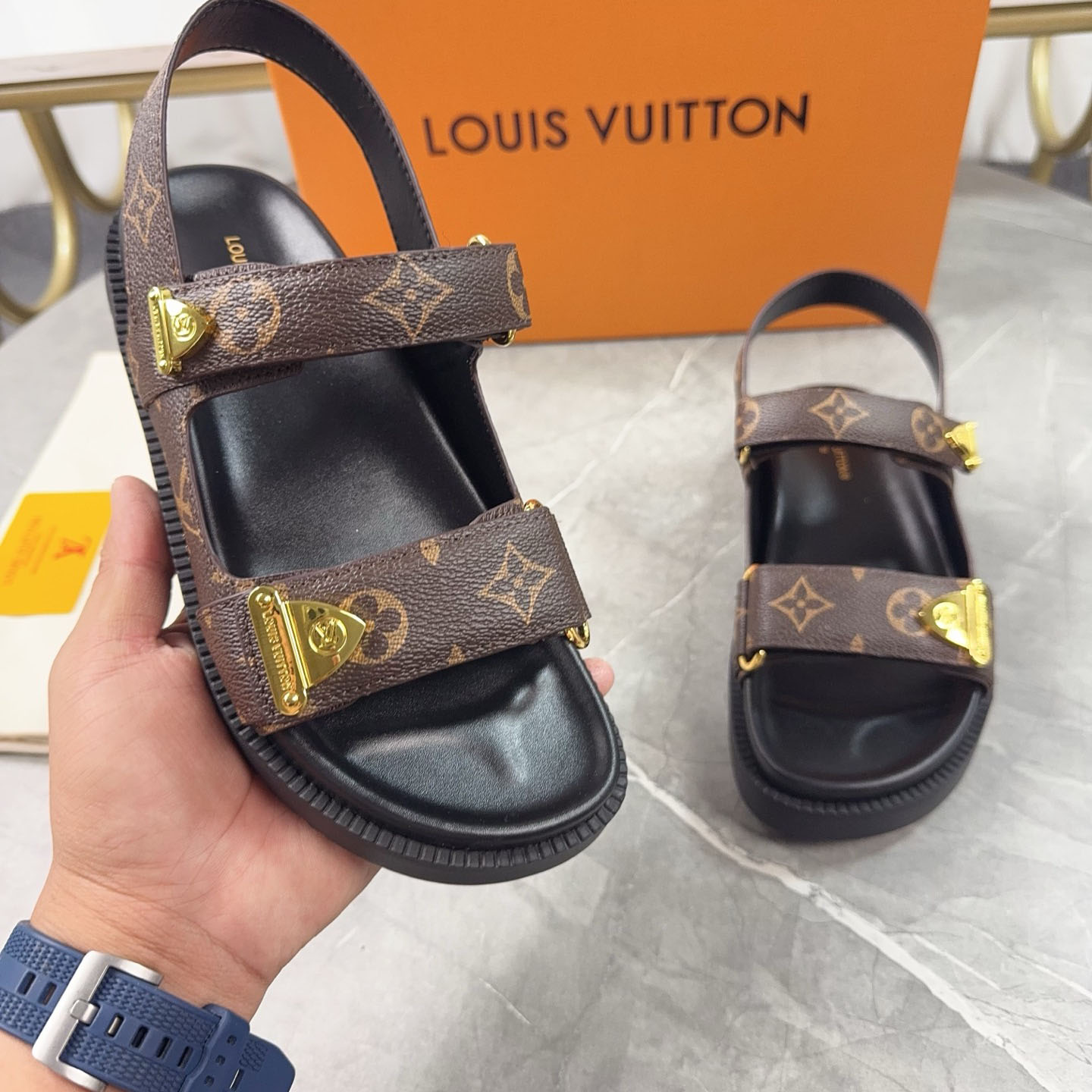 Louis Vuitton LV Sunset Comfort Sandal  1AHNWM - DopestKickz