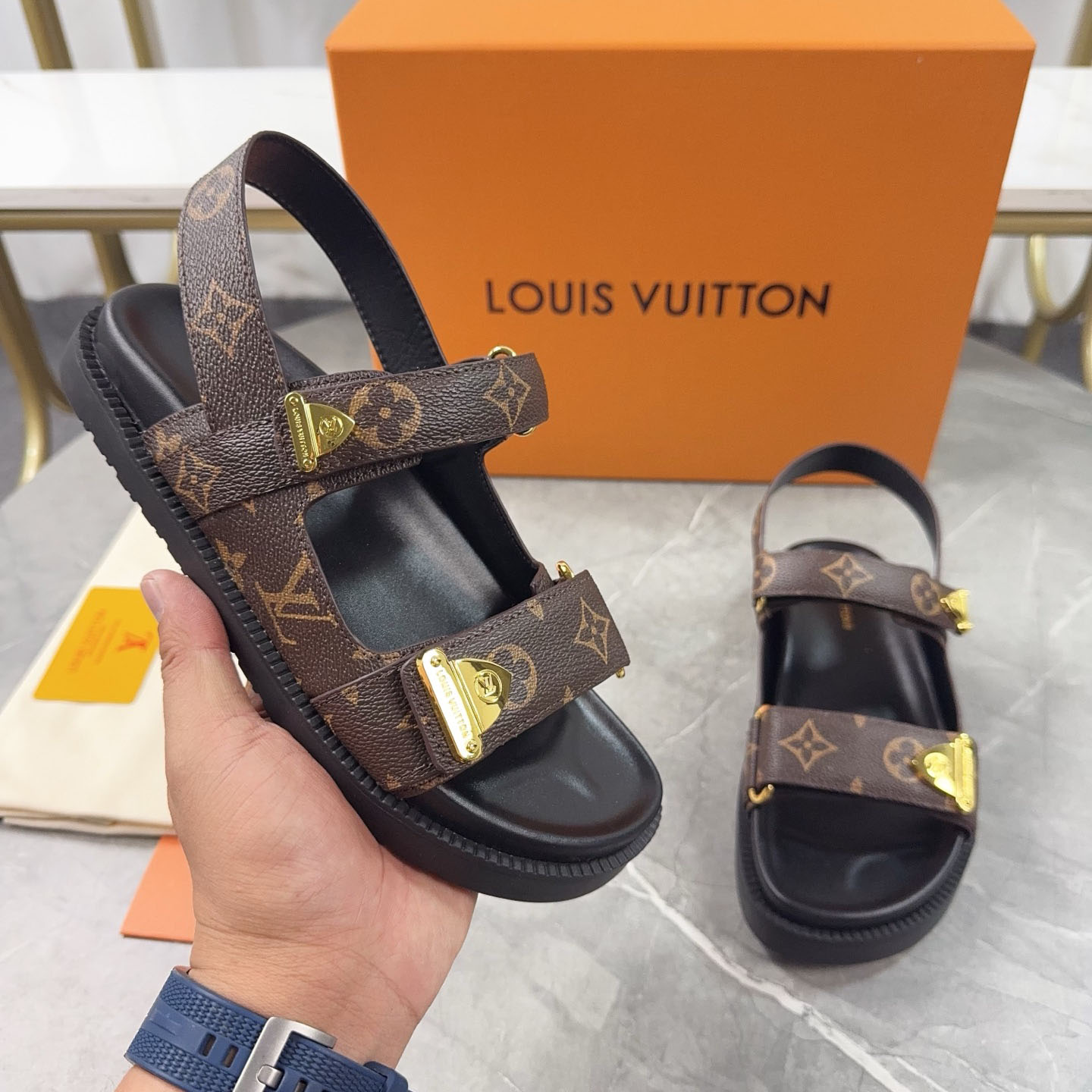 Louis Vuitton LV Sunset Comfort Sandal  1AHNWM - DopestKickz