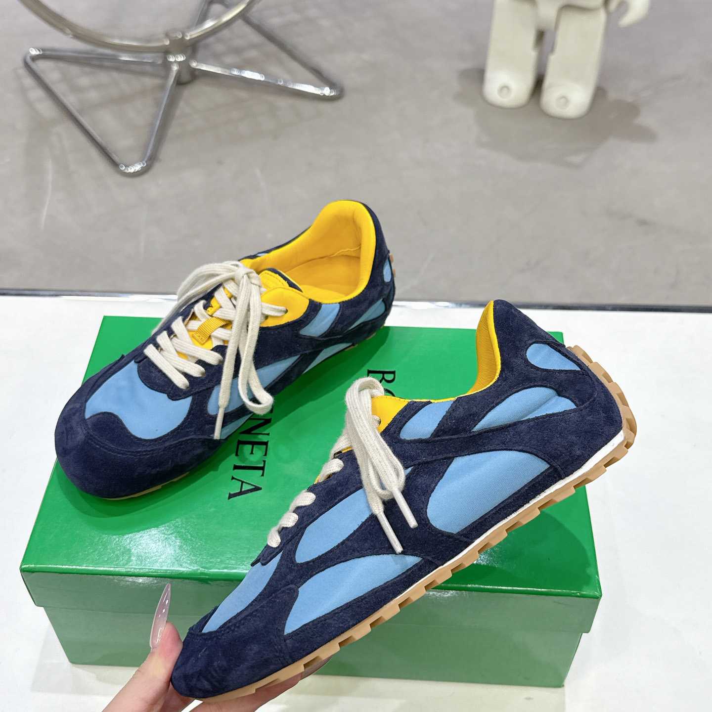 Bottega Veneta Orbit Flash Sneaker - DopestKickz