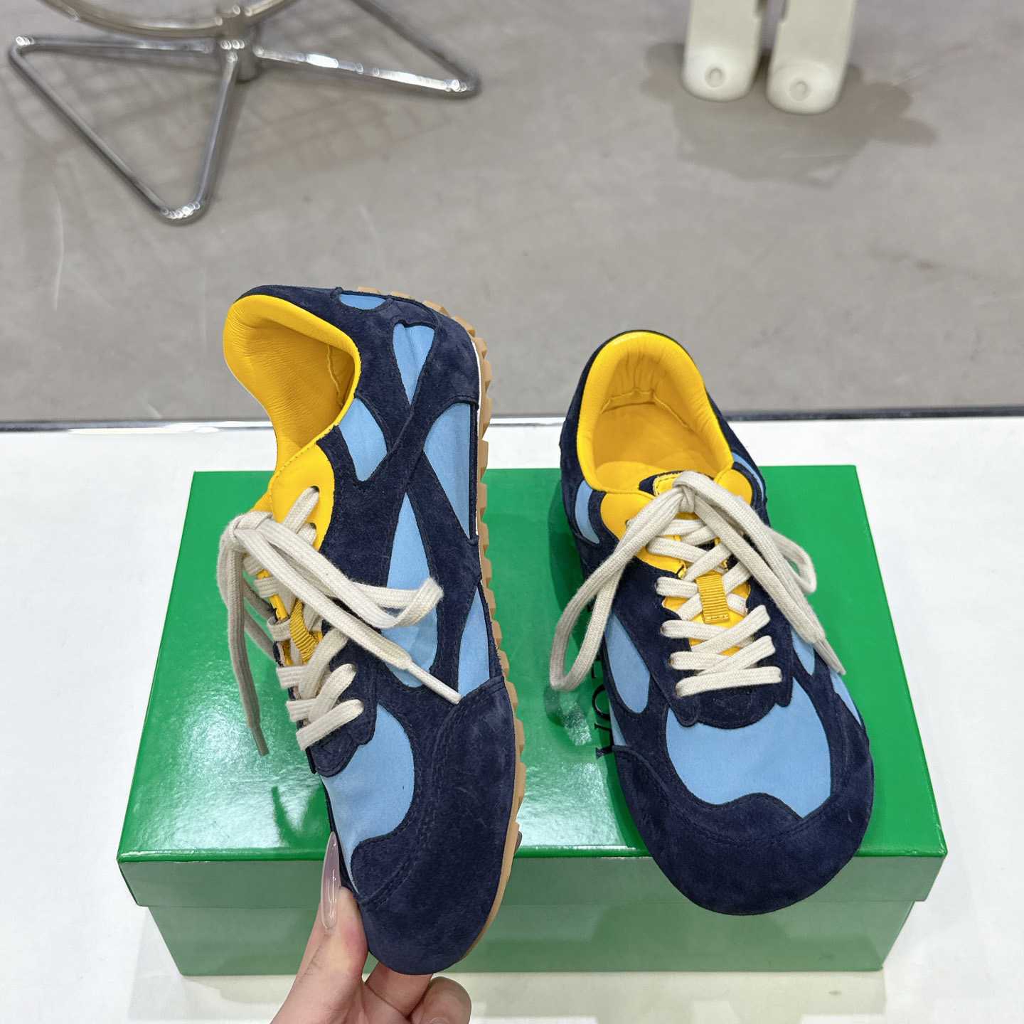 Bottega Veneta Orbit Flash Sneaker - DopestKickz