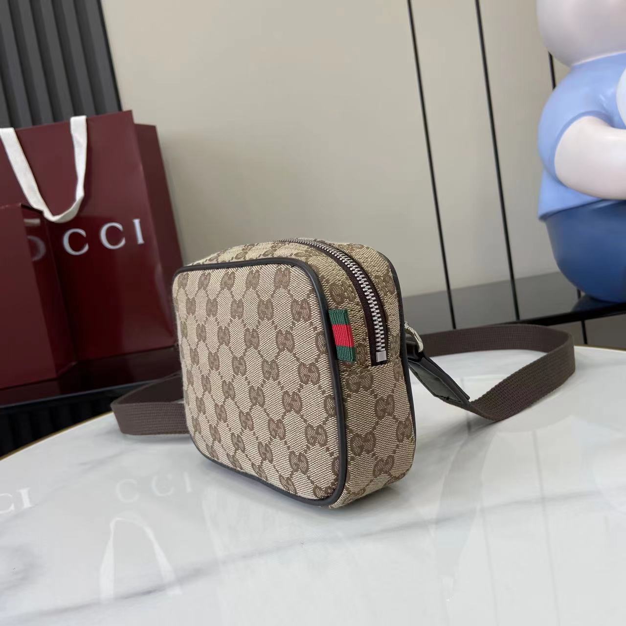 Gucci GG Canvas Mini Bag - DopestKickz